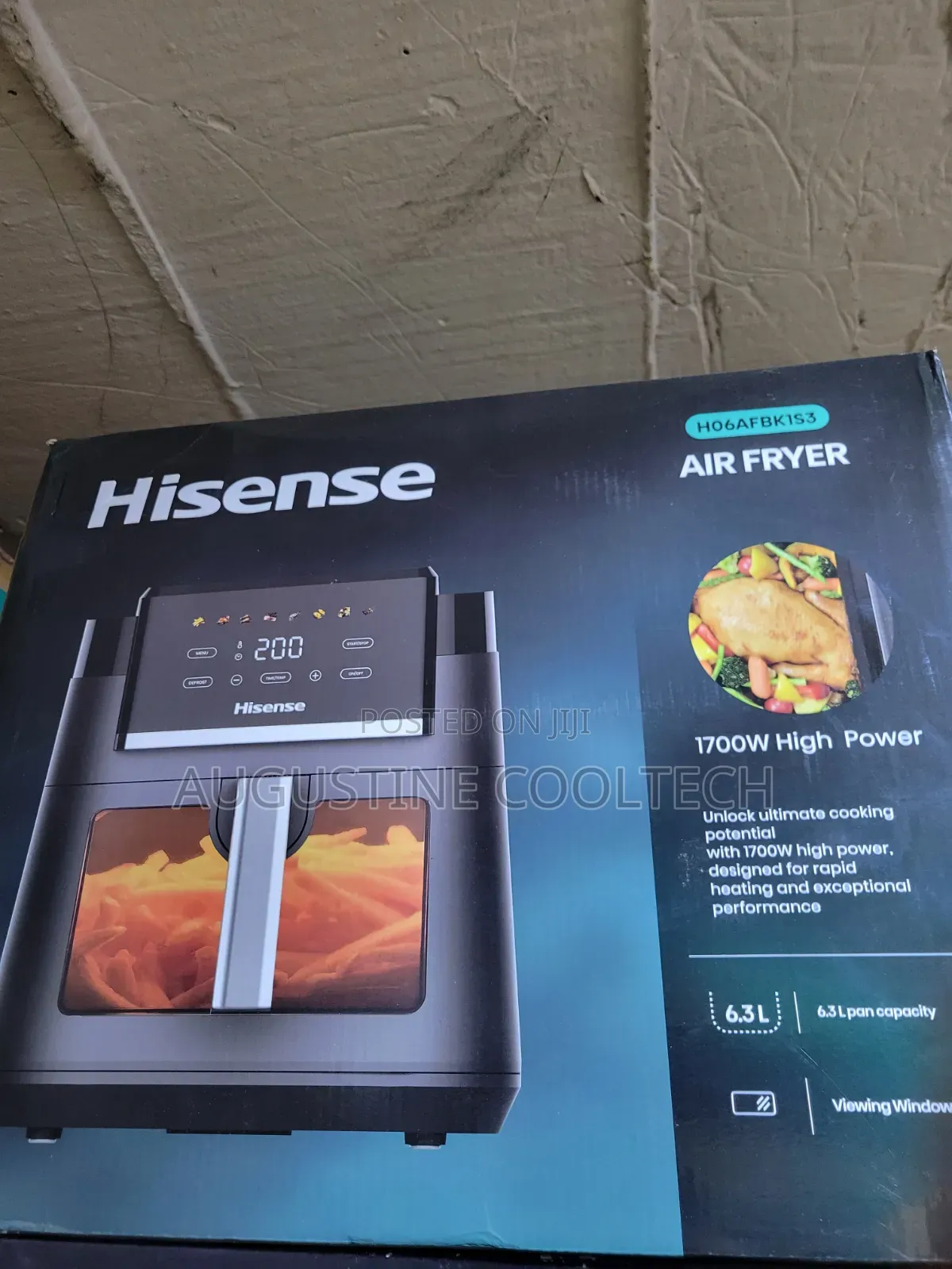 Brand New Hisense Air Fryer 6.3liters