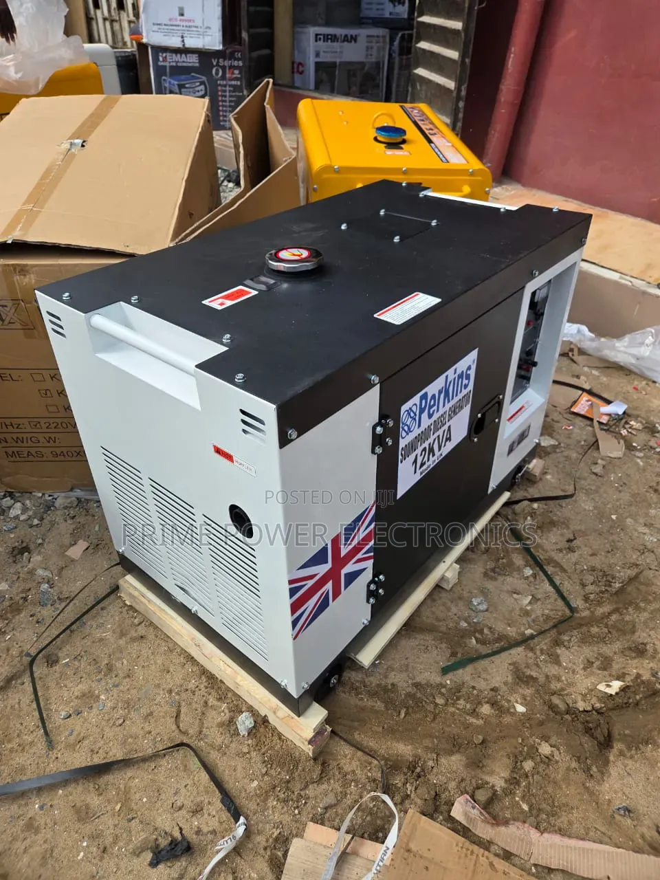 12kVA Perkins UK Soundproof Diesel Generator – Pure Copper Coil