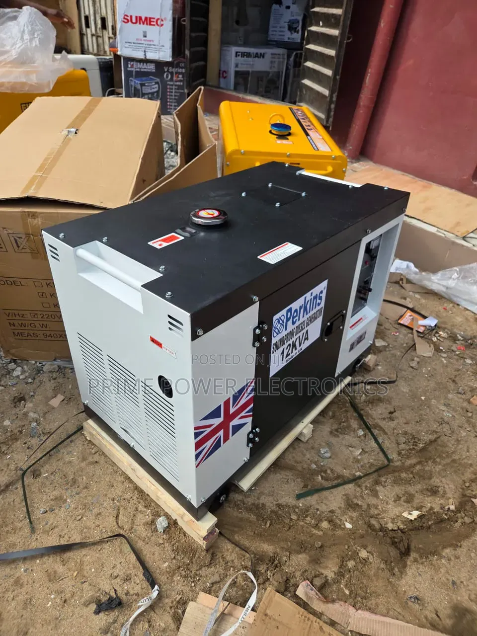 12kVA Perkins UK Soundproof Diesel Generator – Pure Copper Coil