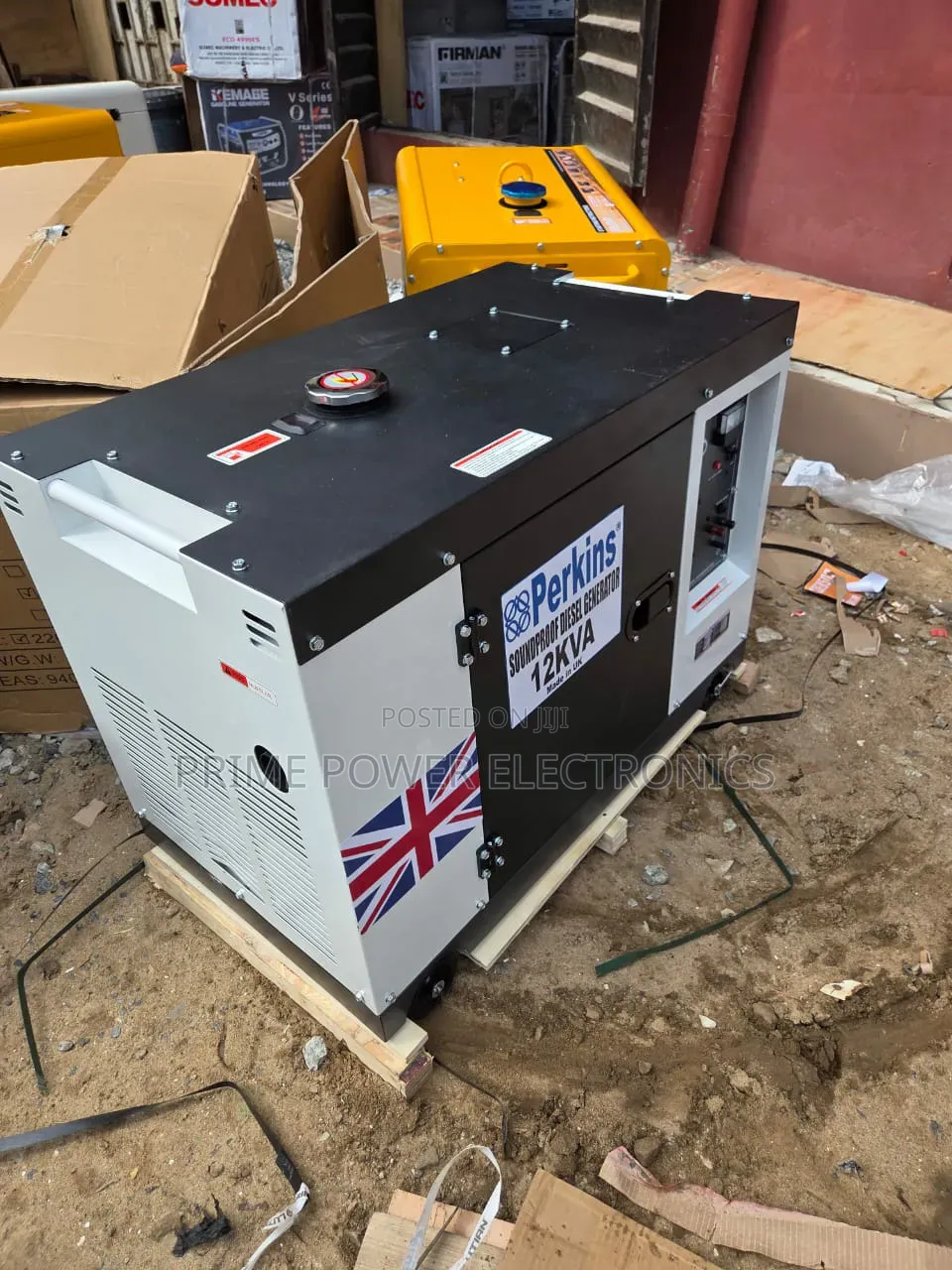 Heavy Duty 12kVA Perkins Soundproof Generator – Made in UK