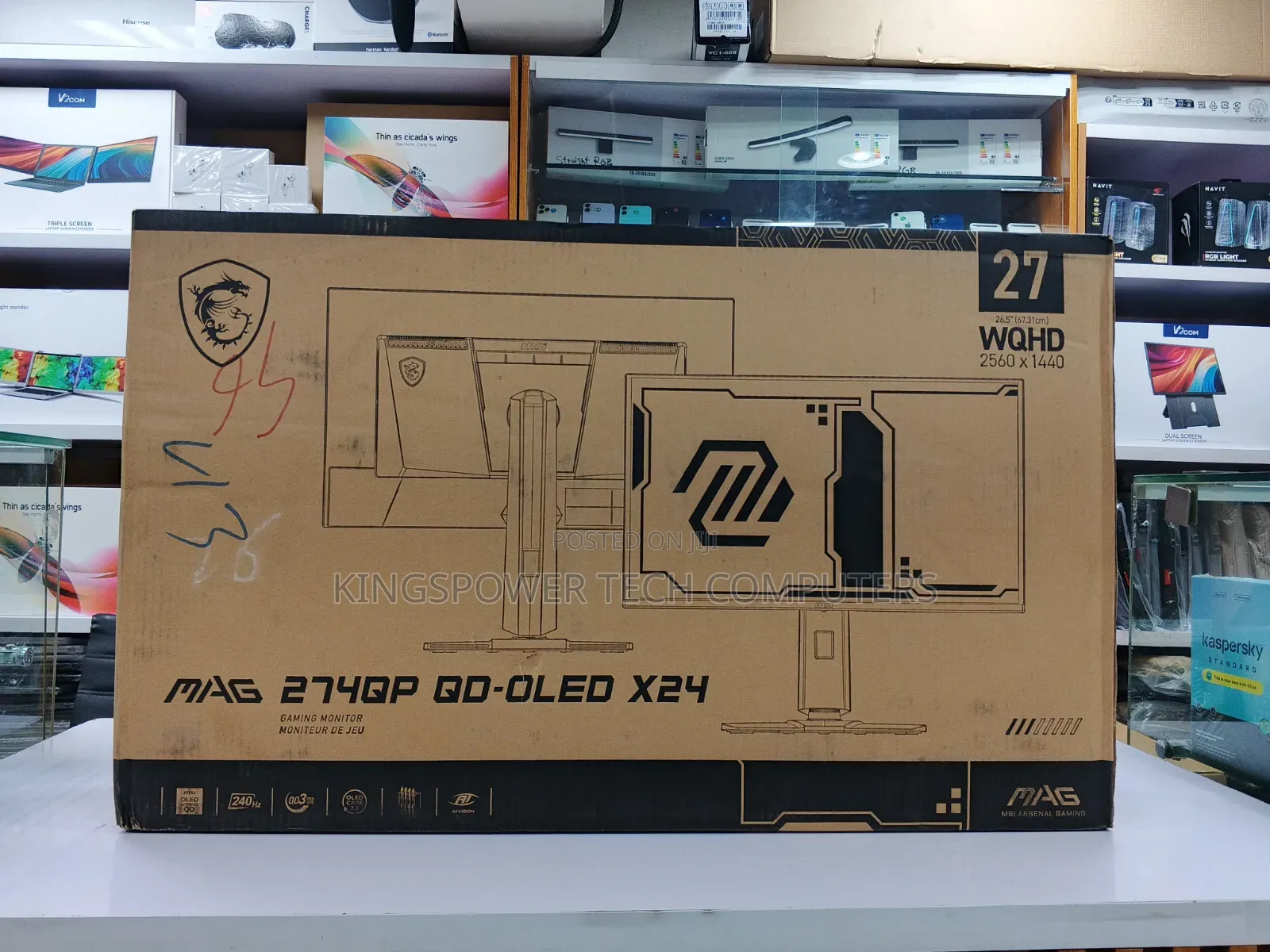 Msi Mag 274qp Qd-Oled X24 Gaming Monitor