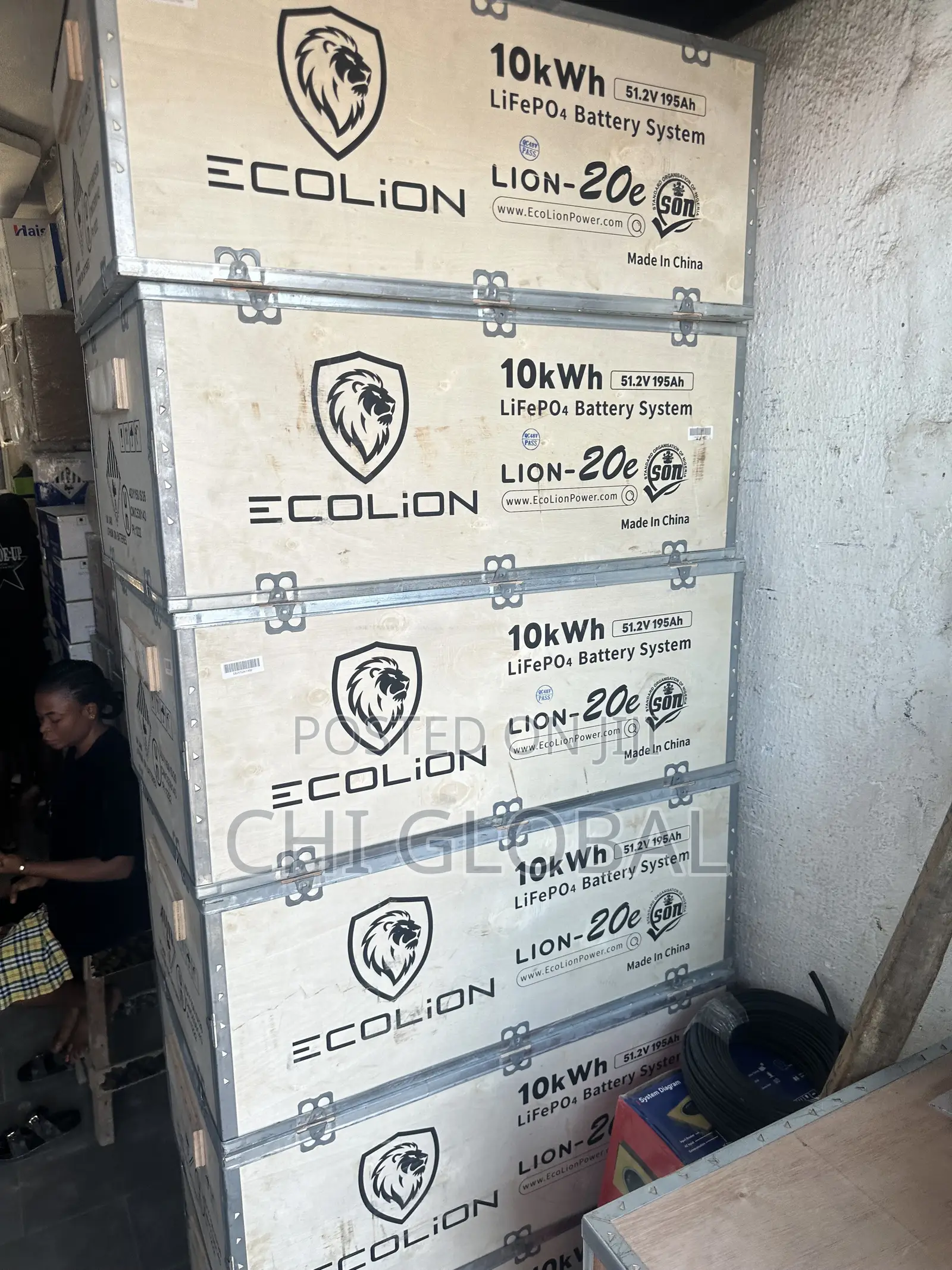 Ecolion 10kwh 195ah 48v Lithium Battery