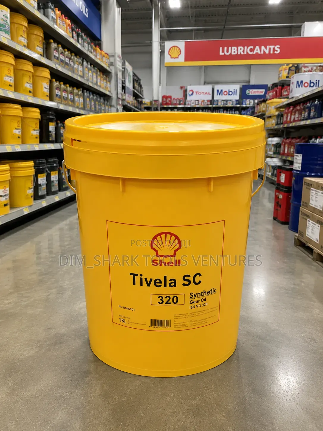 18-Litre Shell-Tivela SC 320 High-Synthetic Gear/Bearing Lubricant