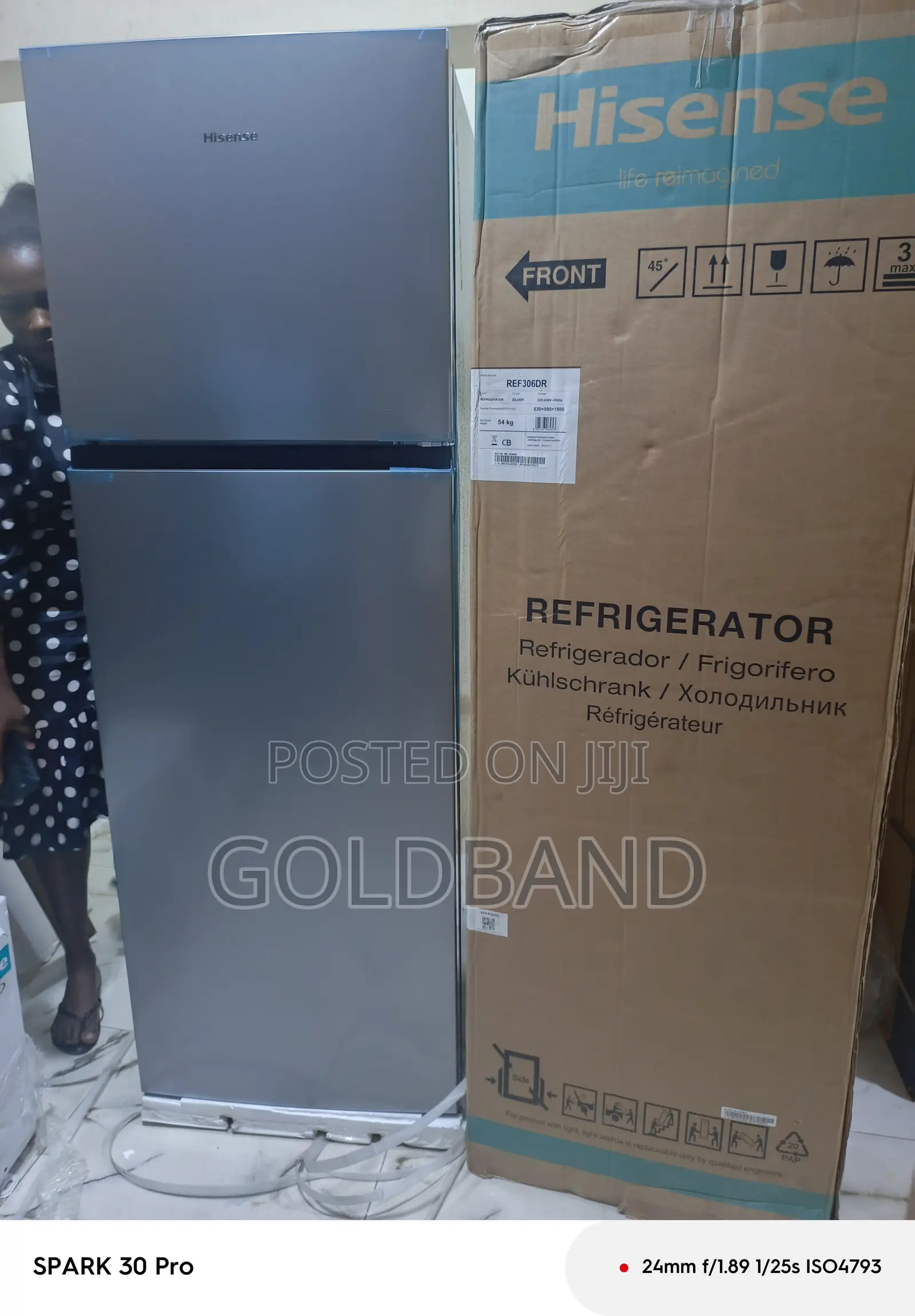 Hisense 306DR Refrigerator – Smart Cooling Technology