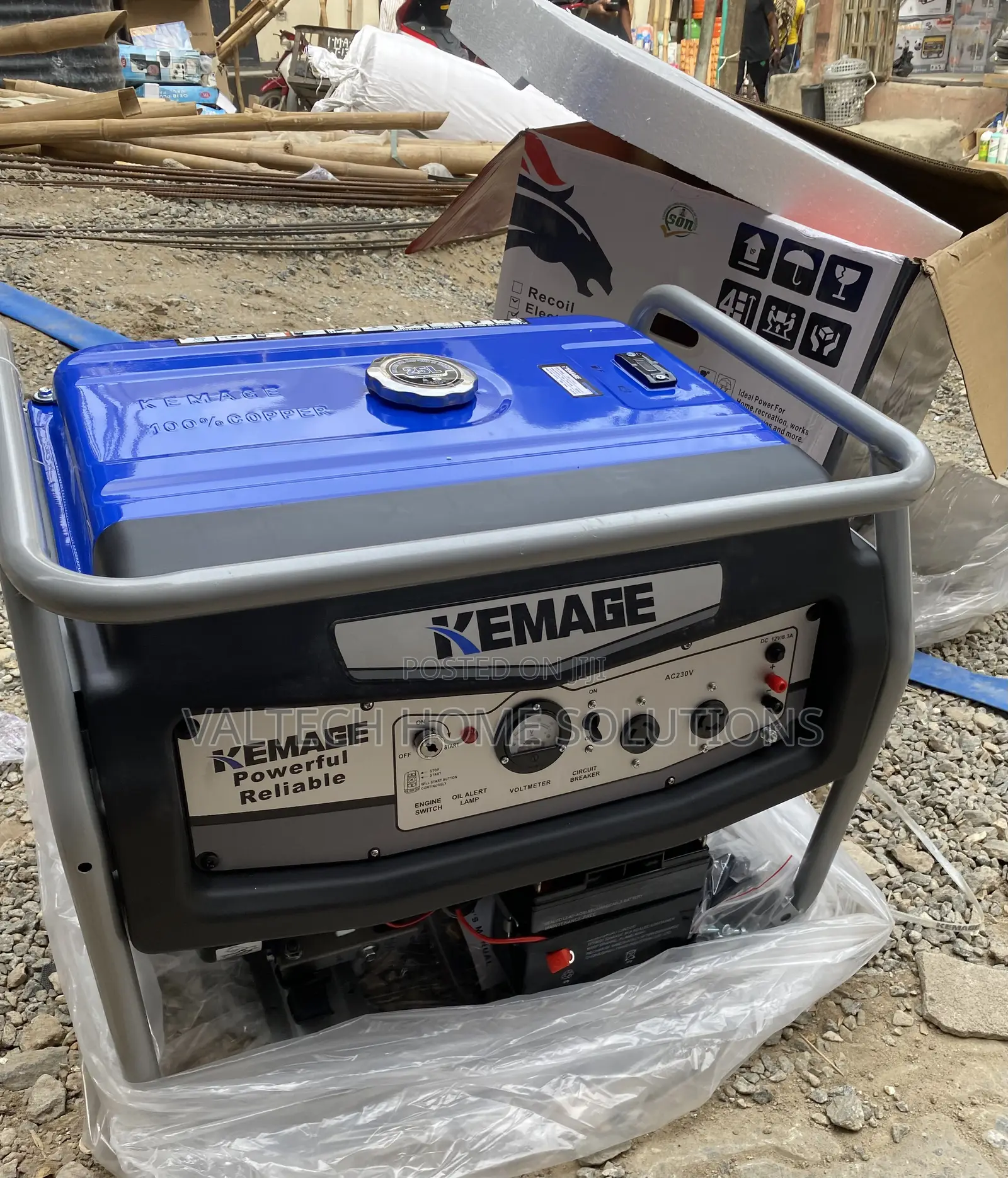 Kemage 5.5KVA Generator With 100% Copper Winding
