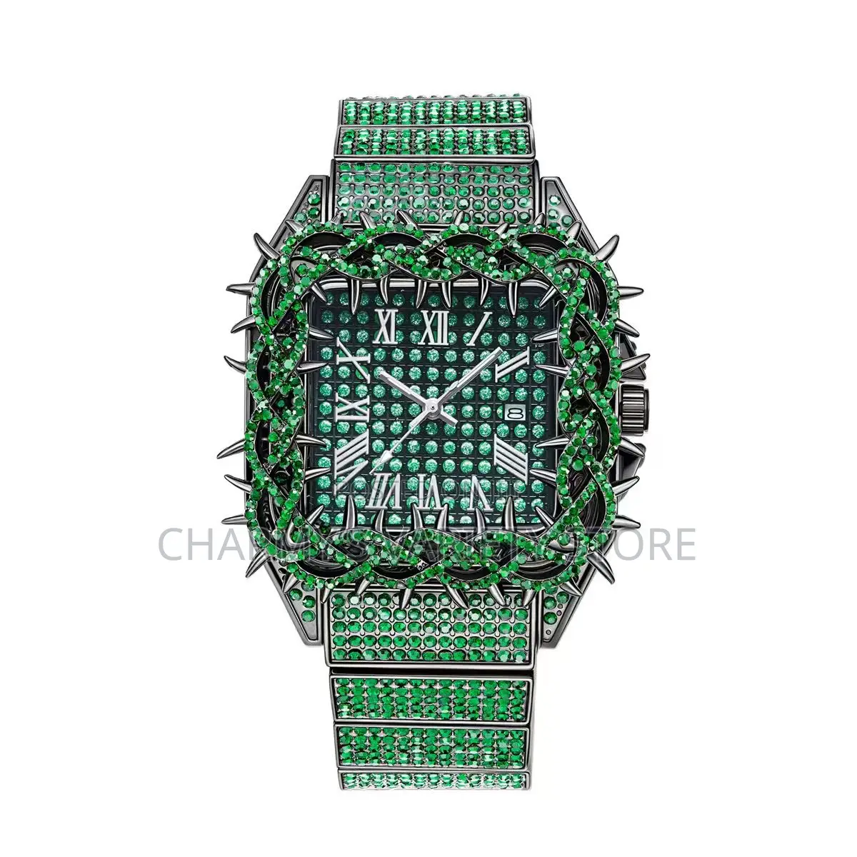 Pin Time Ice Thorned Quartz Watch