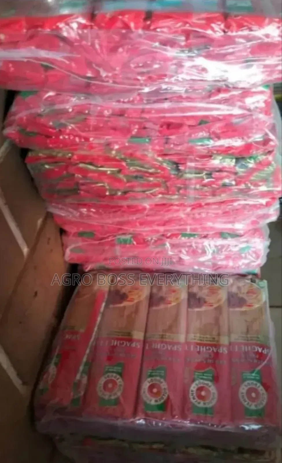 Cartons of Spaghetti