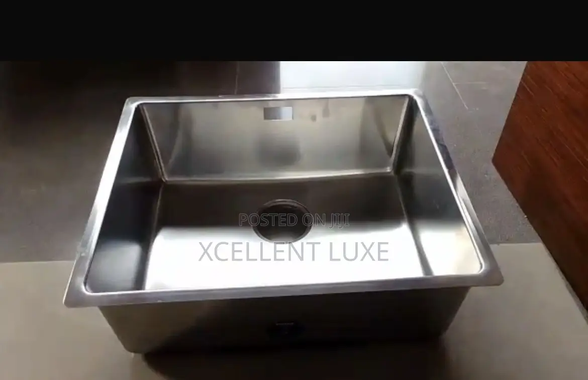 GROHE Stainless Kitchen Sink Single Bowl Cubist Design