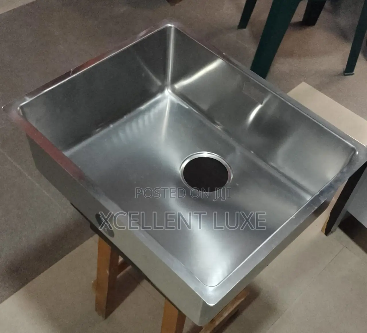 GROHE Stainless Kitchen Sink Single Bowl Cubist Design