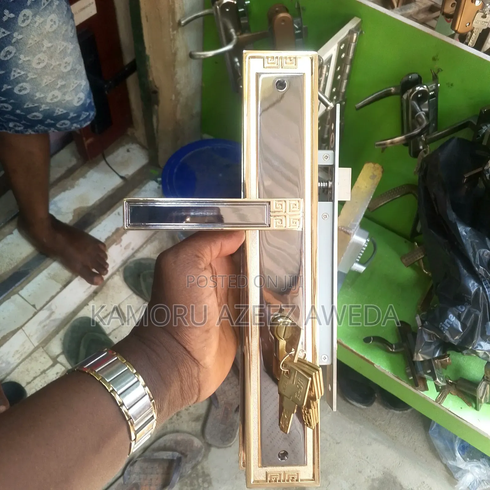 LOCK -EZ Heavy Duty Best Qoulity for Iron Gate and Wooden Door