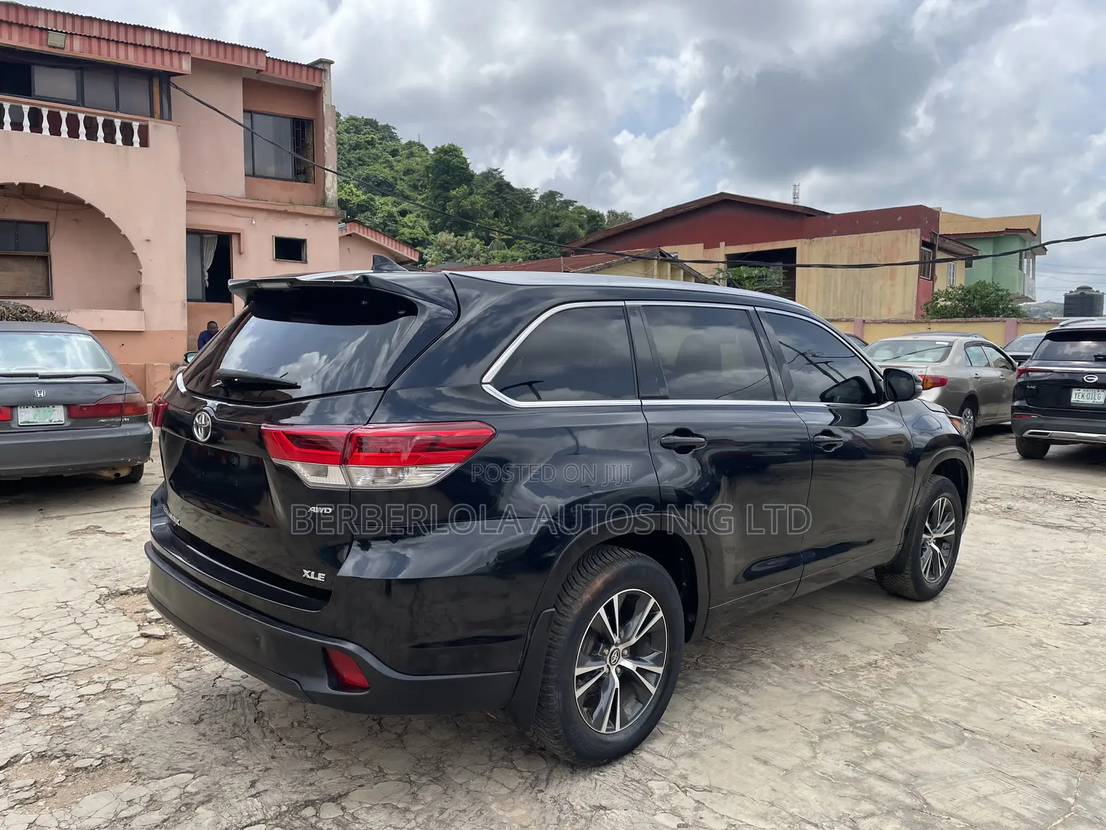 Toyota Highlander XLE V6 4x4 (3.5L 6cyl 6A) 2016 Black