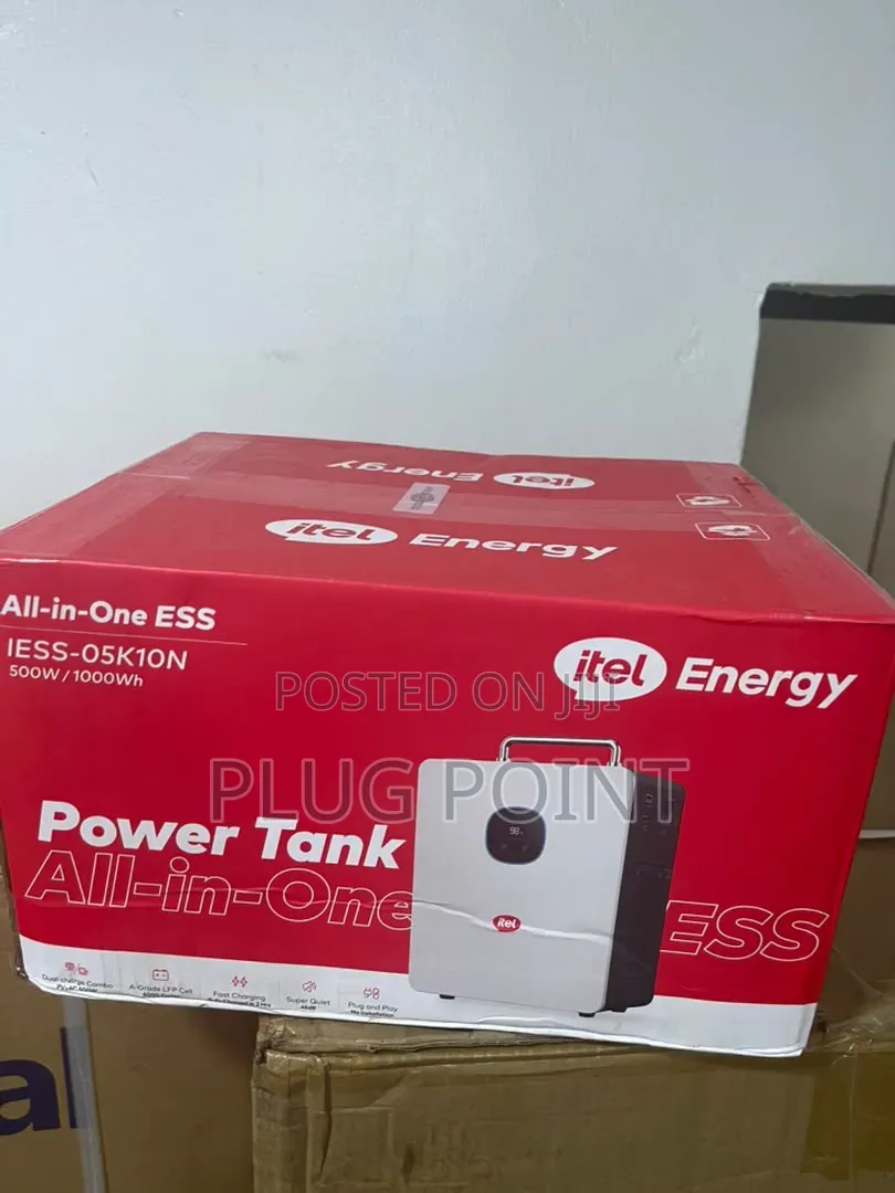 Itel 500W Power Tank Solar Generator Backup Power Station
