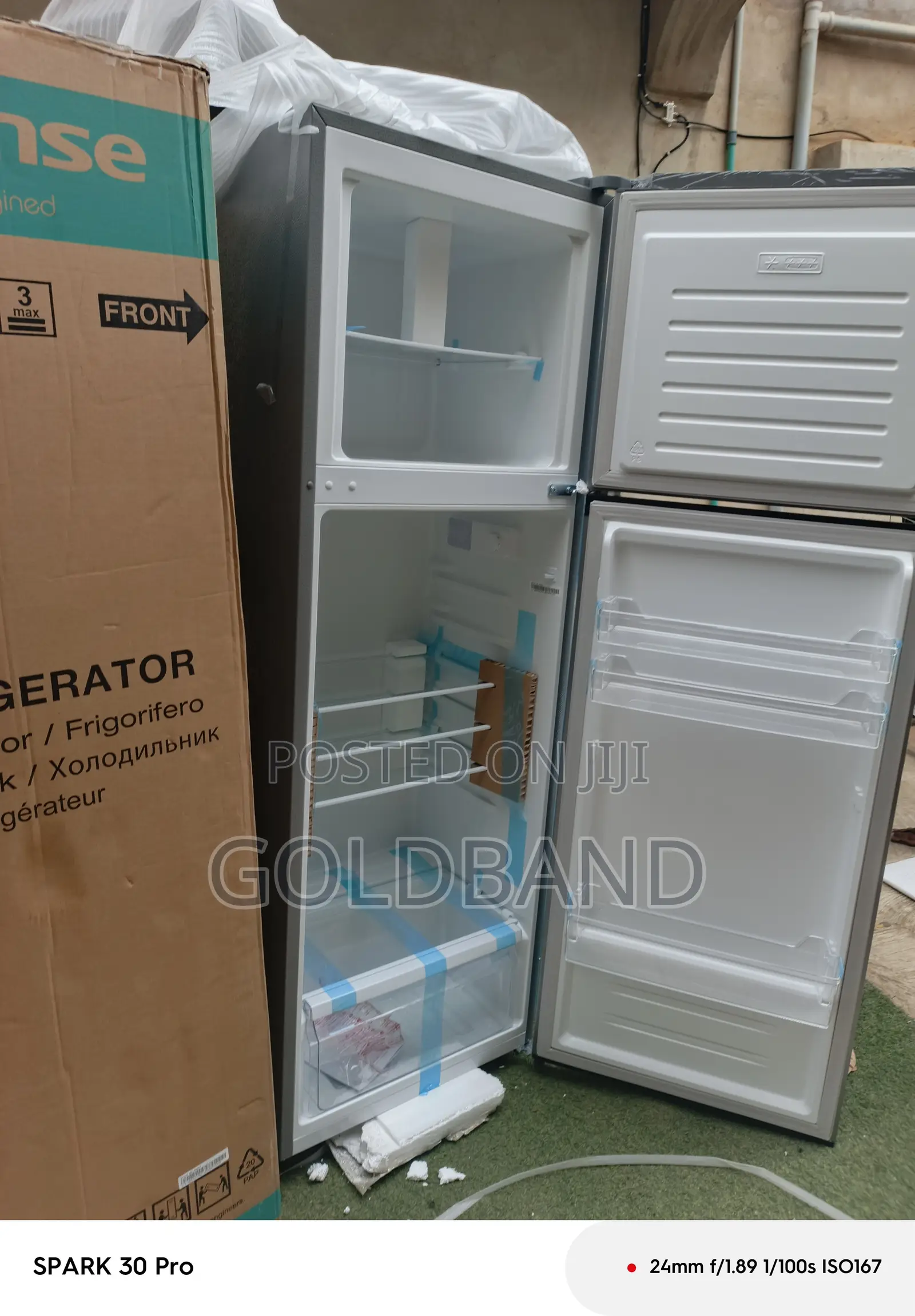 Hisense 306DR Fridge – Energy-Saving Double Door Model