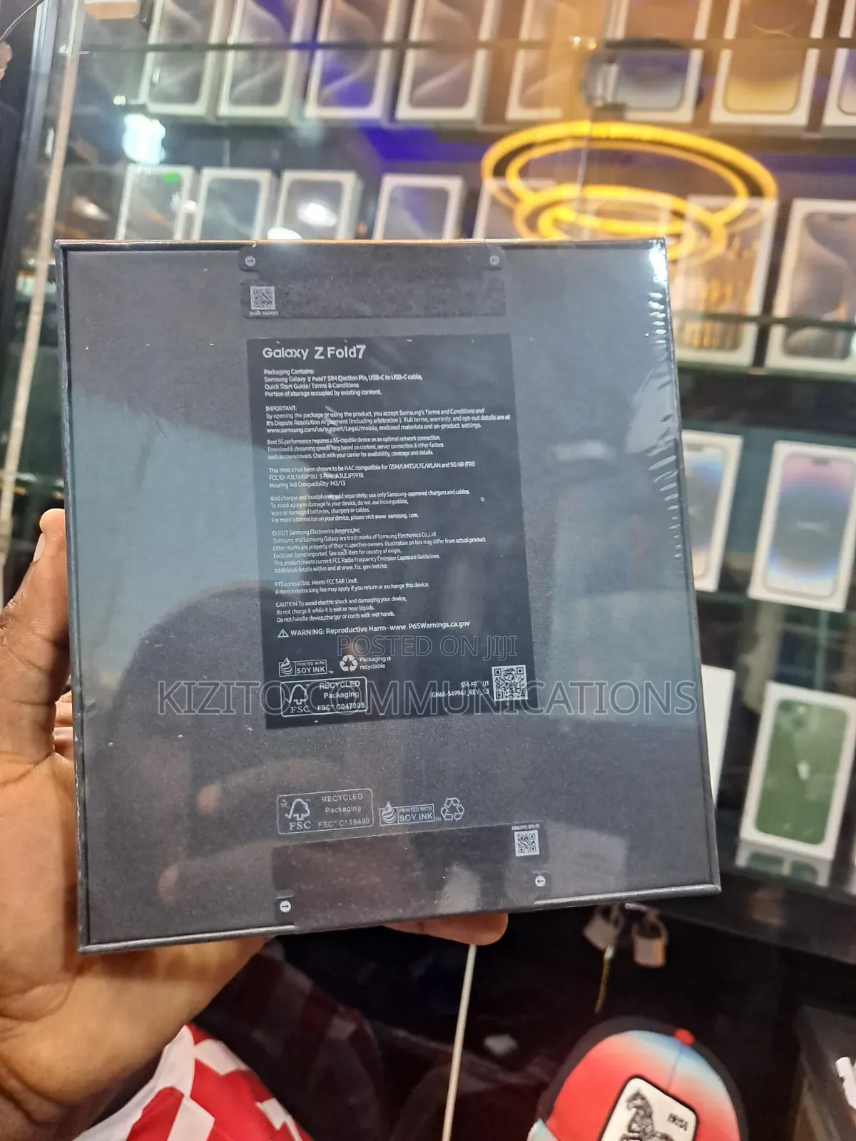 New Samsung Galaxy Z Fold7 1 TB Blue