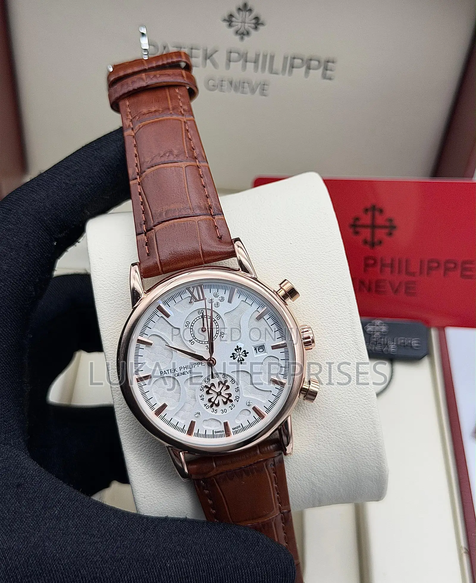 Patek Phillippe Geneve Leather