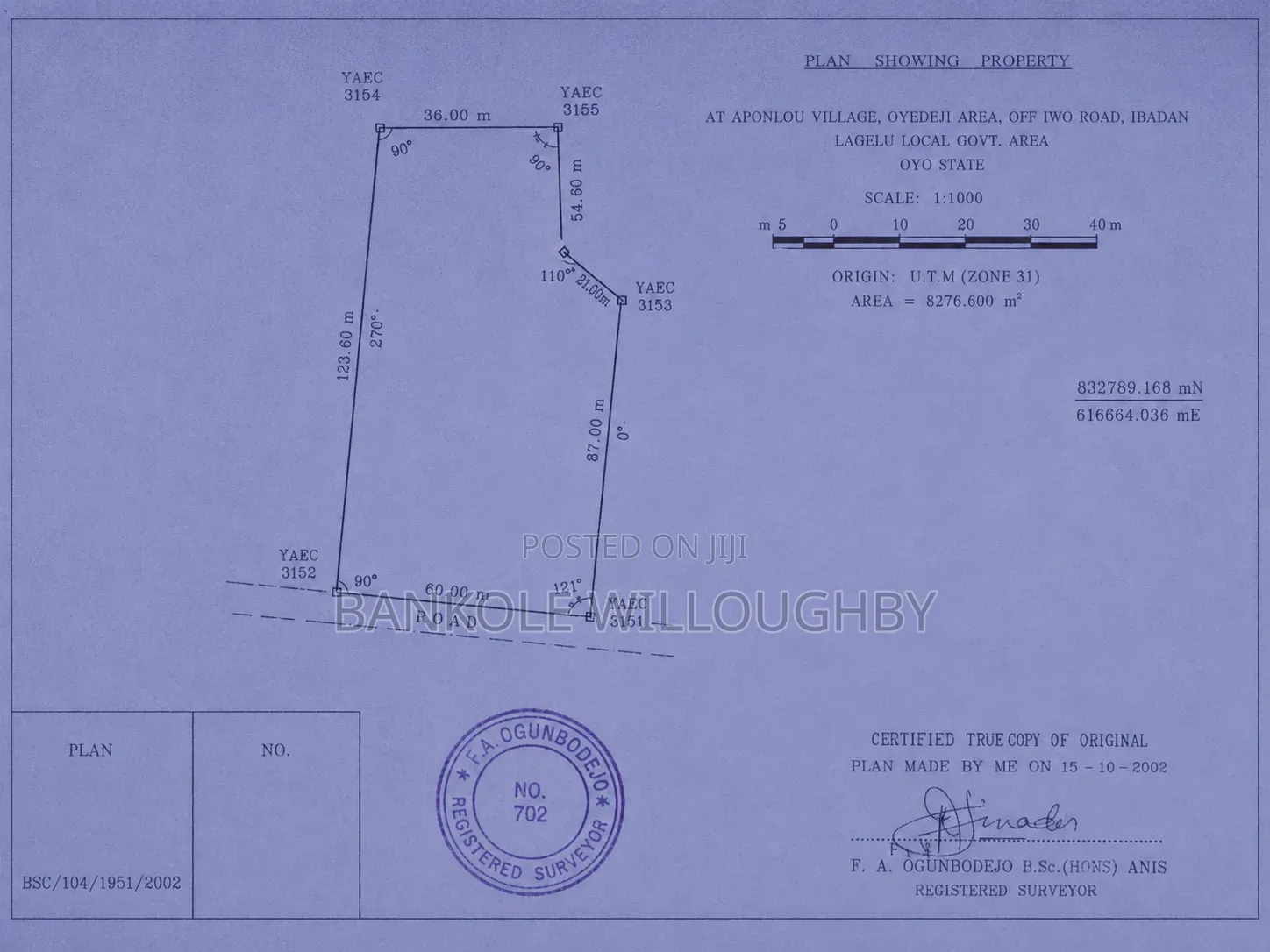 3 Acres of Land for Sale at Aponlolu Village, Off Iwo Road–₦30M Asking