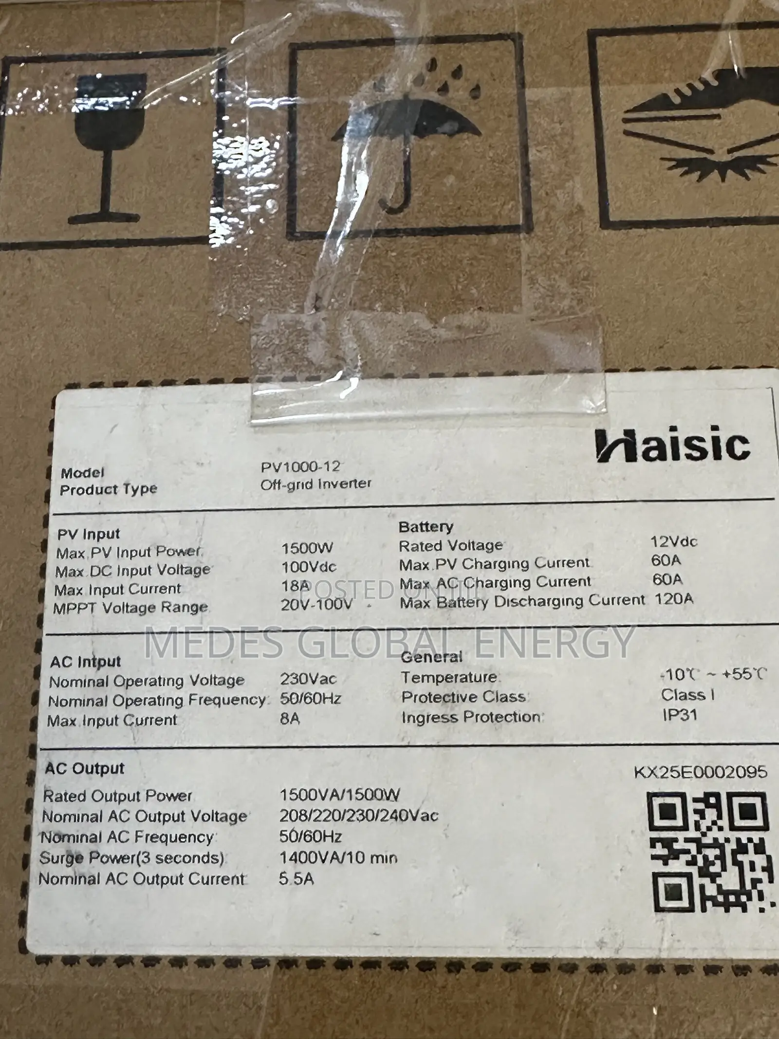1.5kva 12v HAISIC Hybrid Inverter