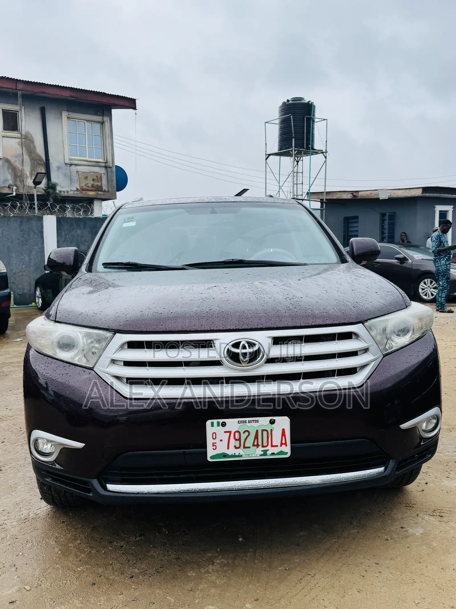 Toyota Highlander Limited 3.5l 4WD 2013 Burgundy