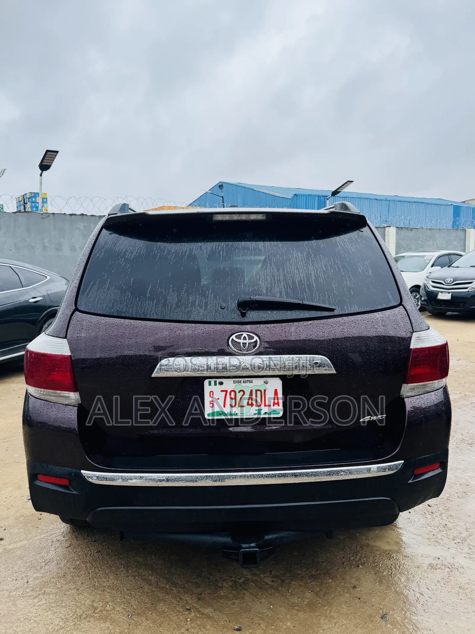 Toyota Highlander Limited 3.5l 4WD 2013 Burgundy