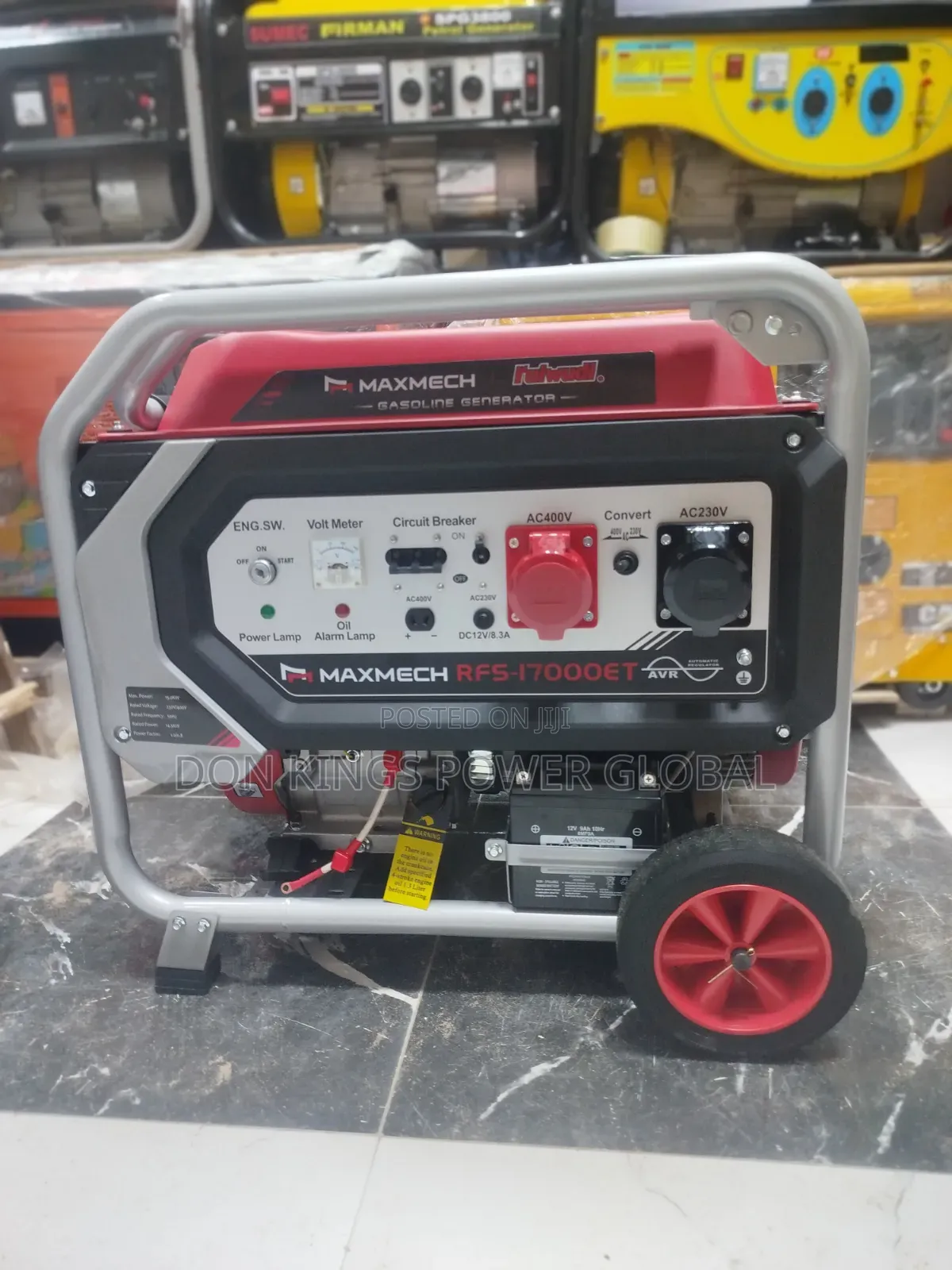 MAXMECH RFS 17000 ET 15.0KVA Generator for Factories and Workshops