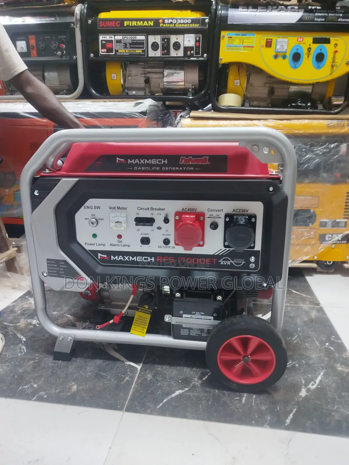 MAXMECH RFS 17000 ET 15.0KVA Generator for Factories and Workshops