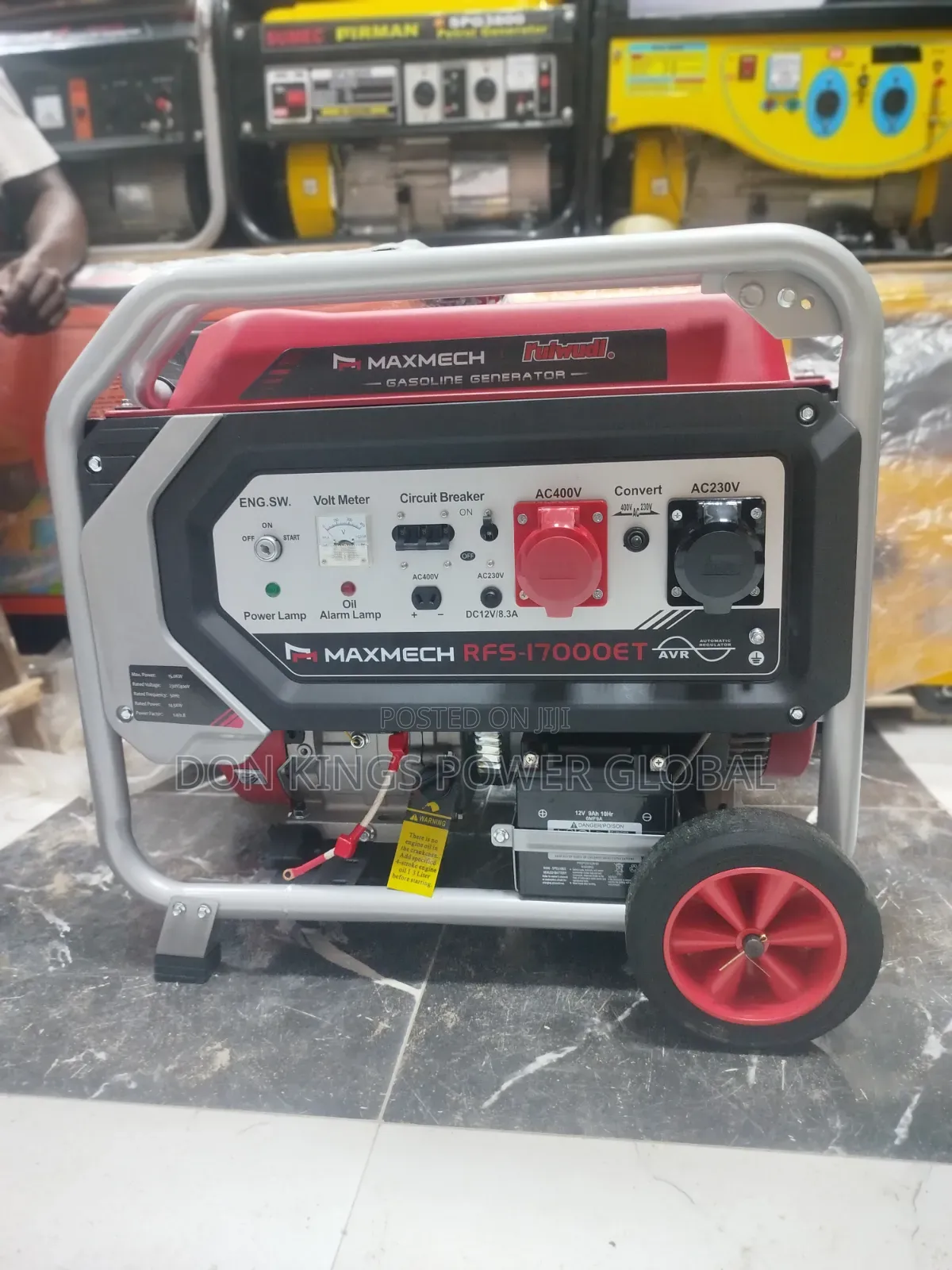 MAXMECH RFS 17000 ET 15.0KVA Industrial Power Generator