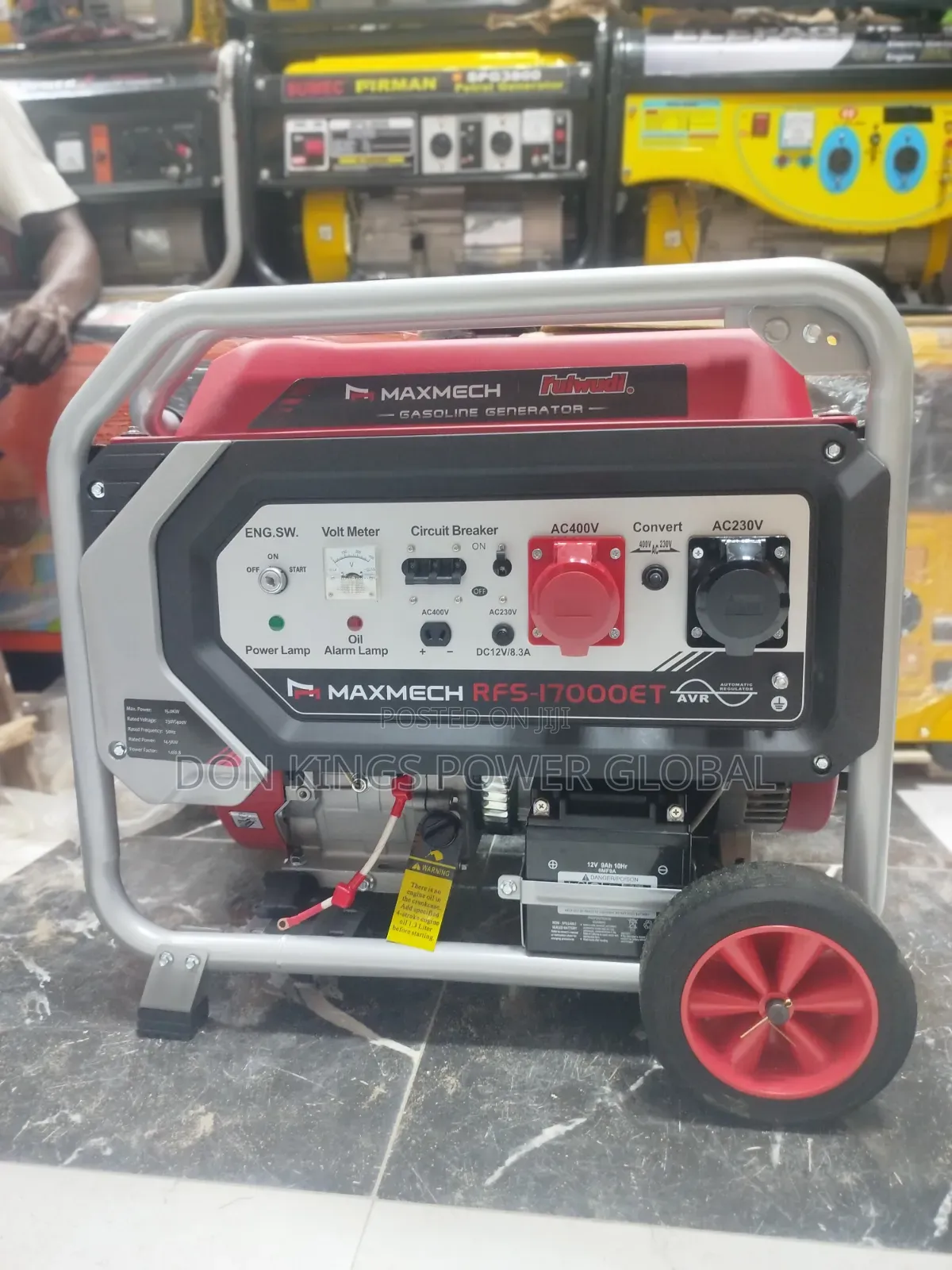 MAXMECH RFS 17000 ET 15.0KVA Industrial Power Generator