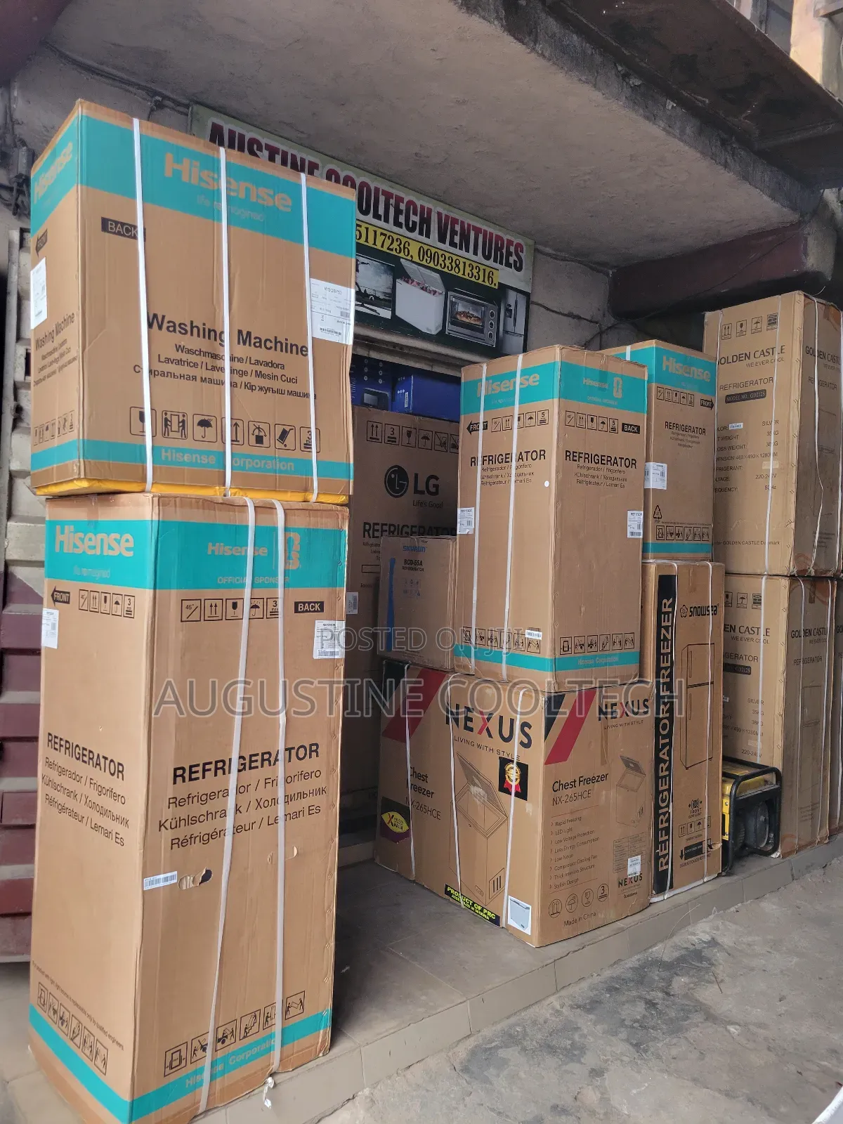 Brand New Hisense Fridge REF205DR(205liters)