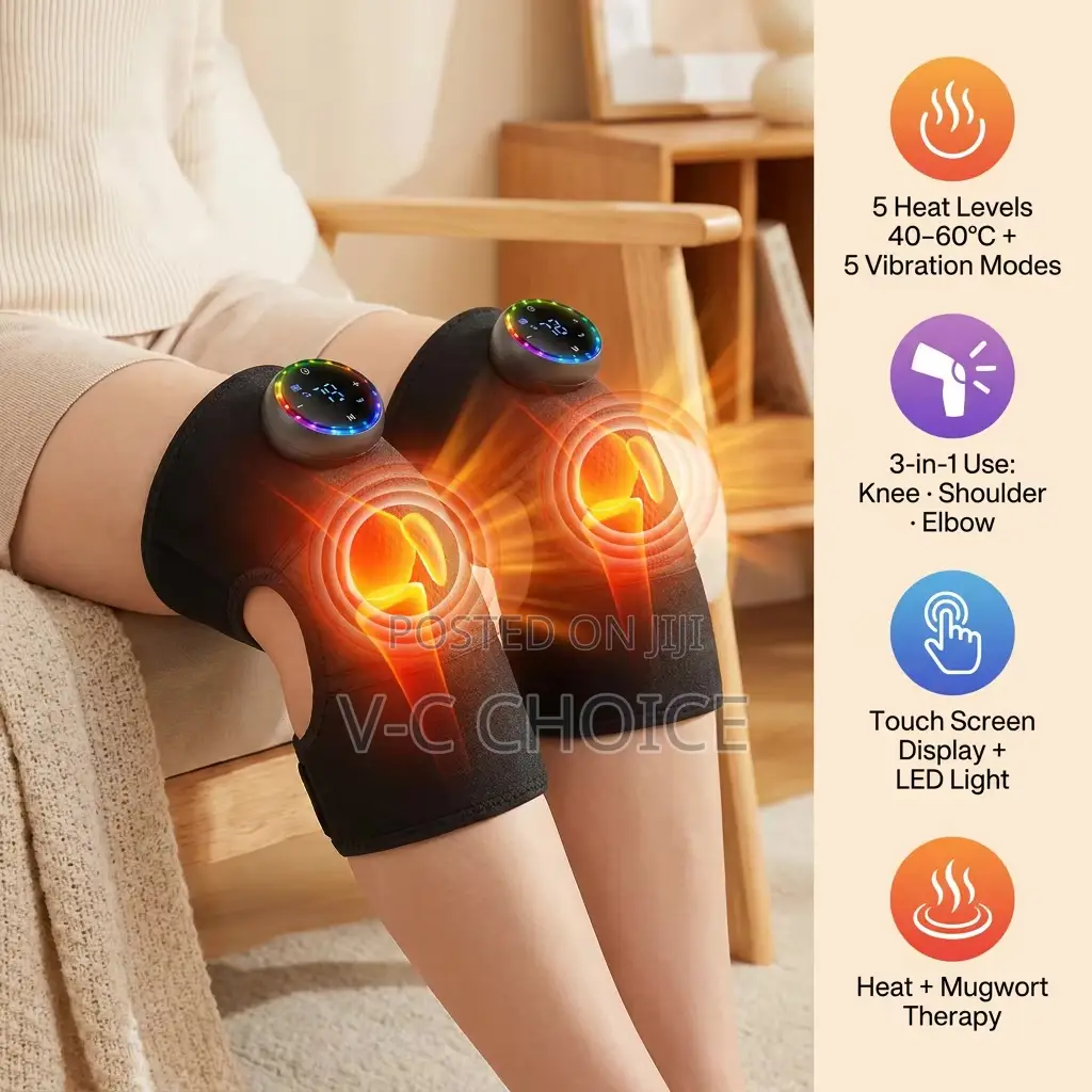 Electric Heating Knee Pad Hot Compress Cordless Massager