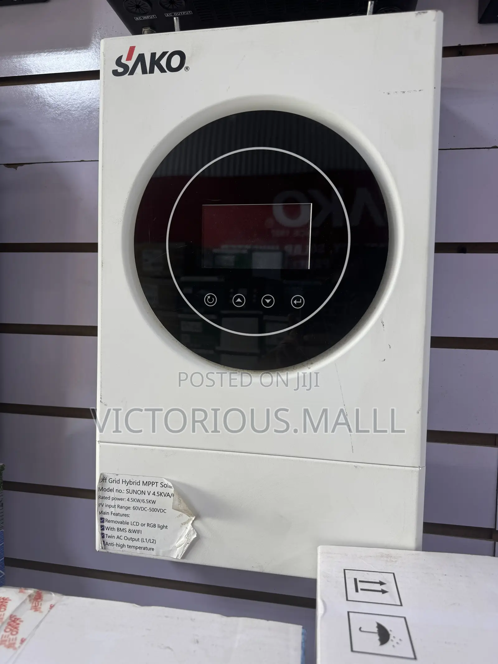 6.5kva Sako SUNON v Hybrid MPPT Solar Inverter