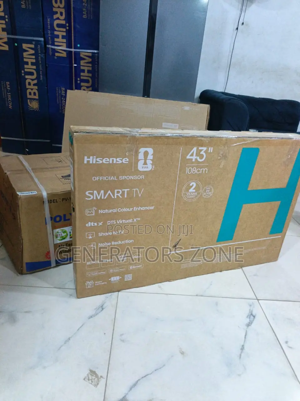 Hisense 43 Inch Smart TV 43A4S With Netflix and YouTube Support