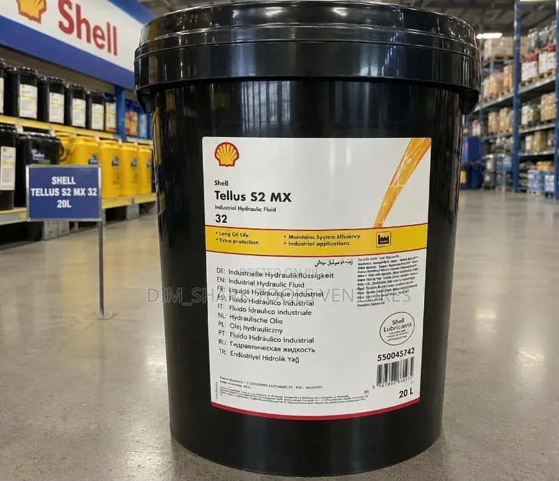 Shell Tellus S2 MX 32 Is a 20-Liter Industrial Hydraulic Fluid