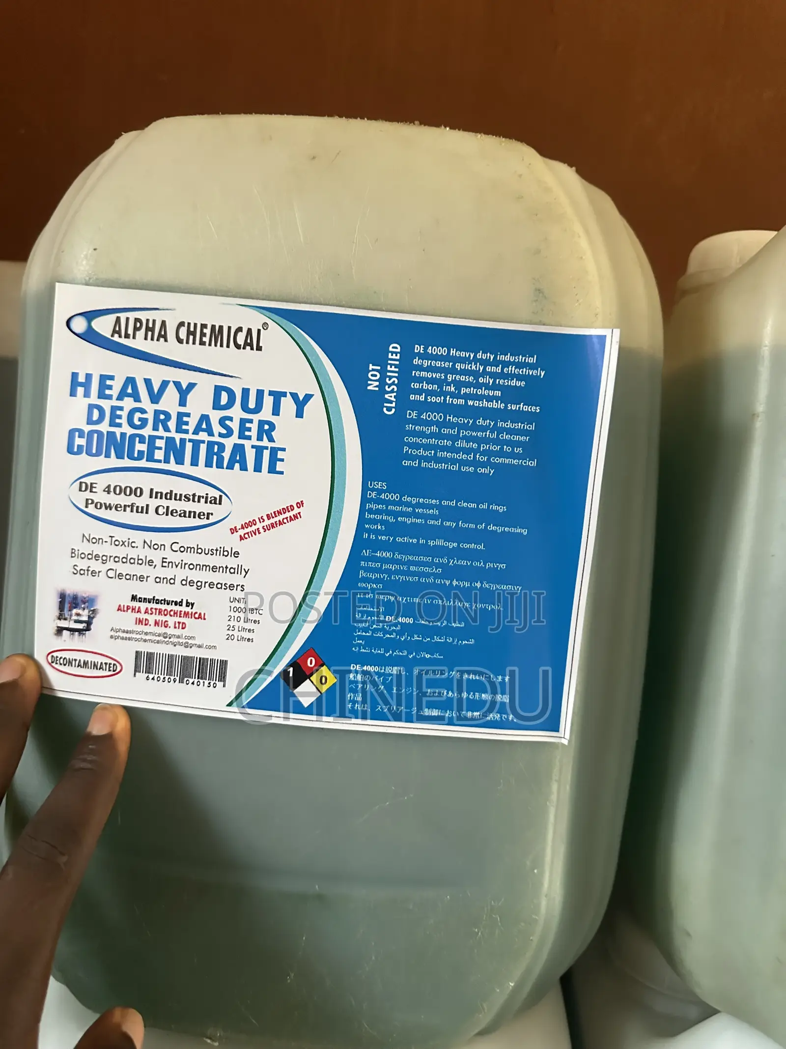 Heavy Duty Degreaser Concentrate DE 4000 20L