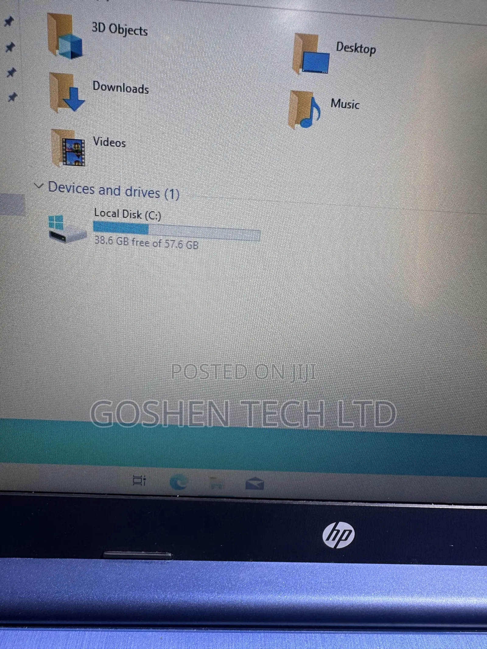 Laptop HP 14-dq1025cl 4GB Intel Celeron eMMC 60GB