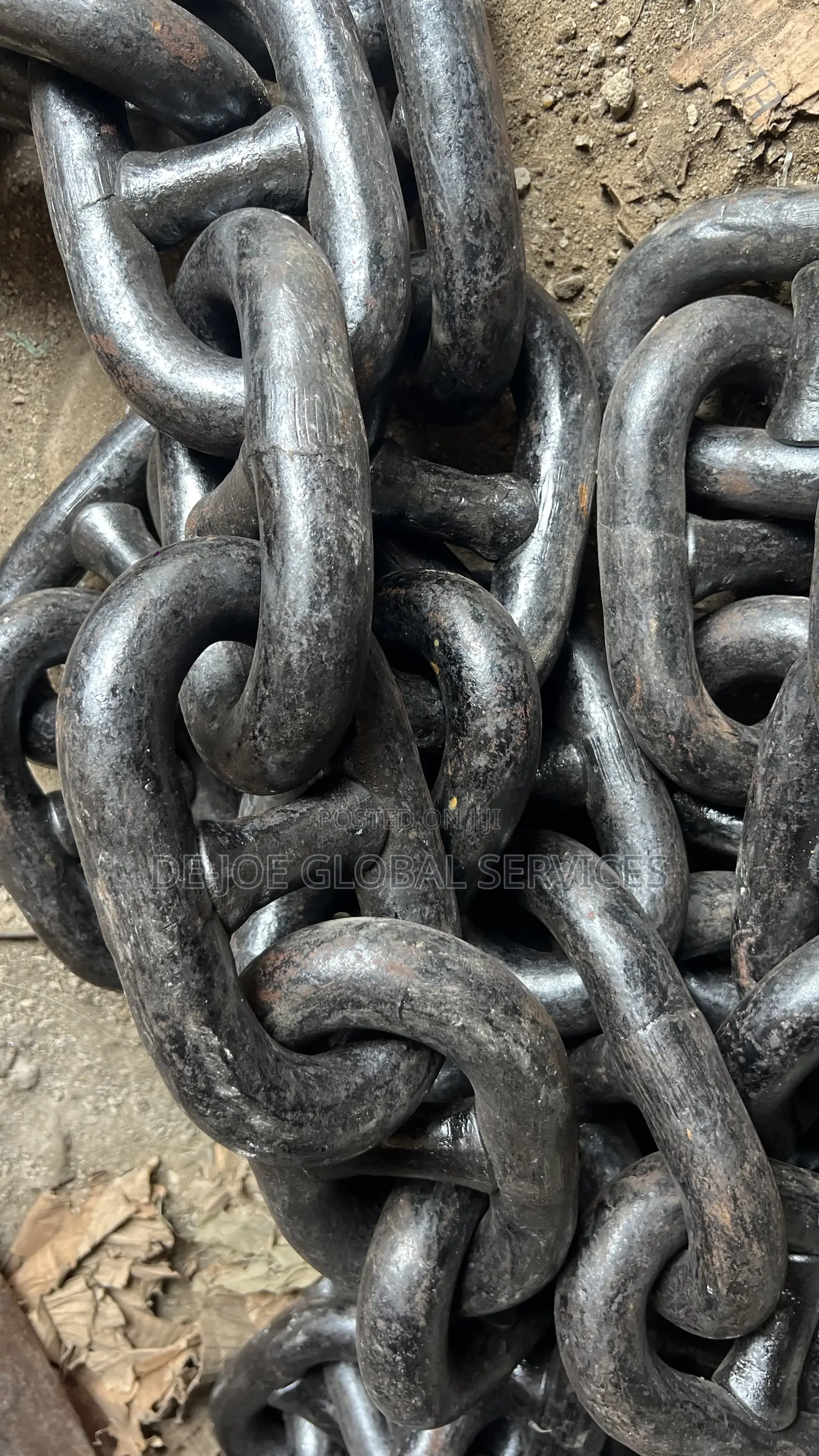 35mm Marine Anchor Chain Grade 2 Studlink Heavy Duty Mooring Chain