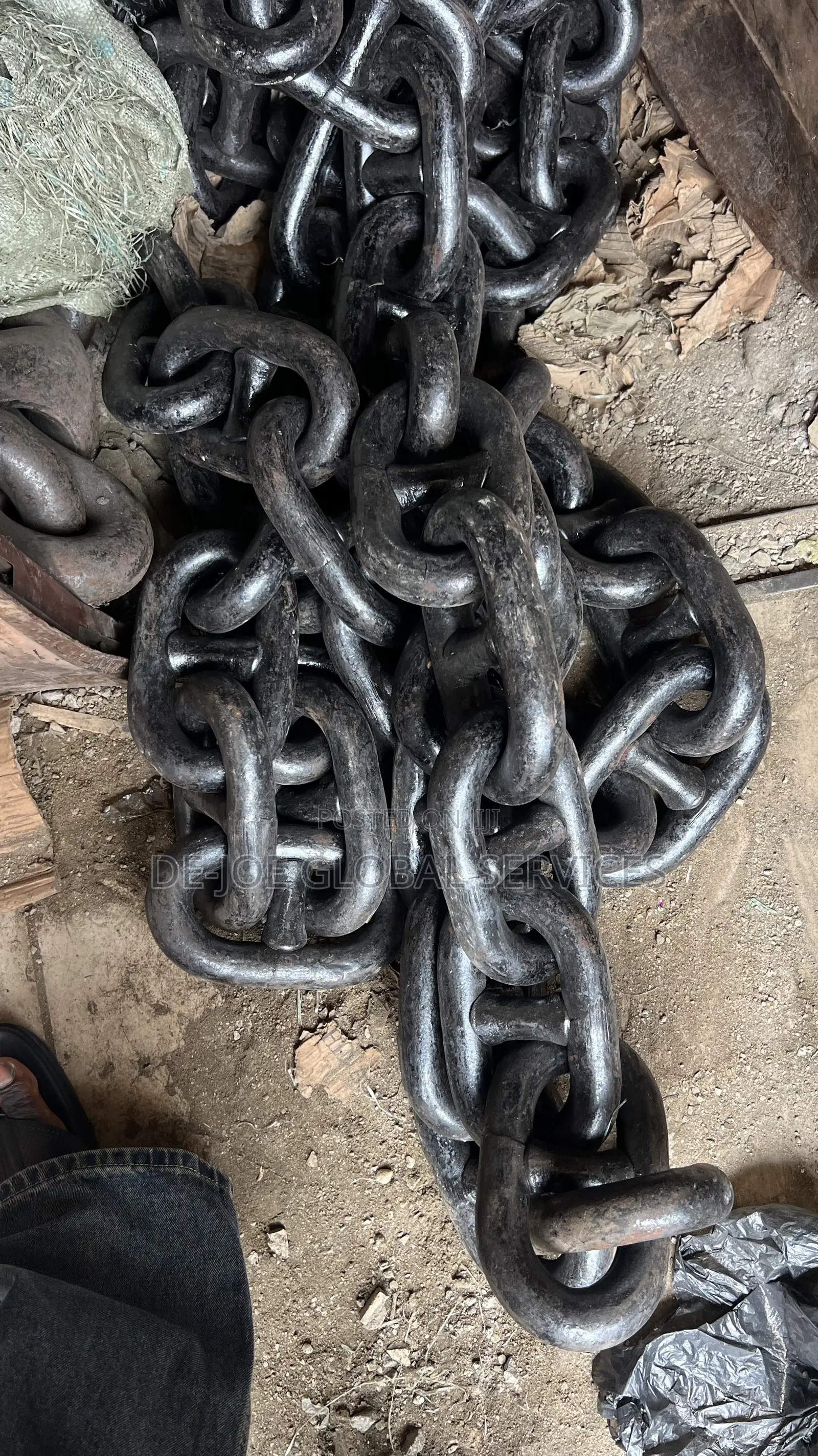 35mm Marine Anchor Chain Grade 2 Studlink Heavy Duty Mooring Chain