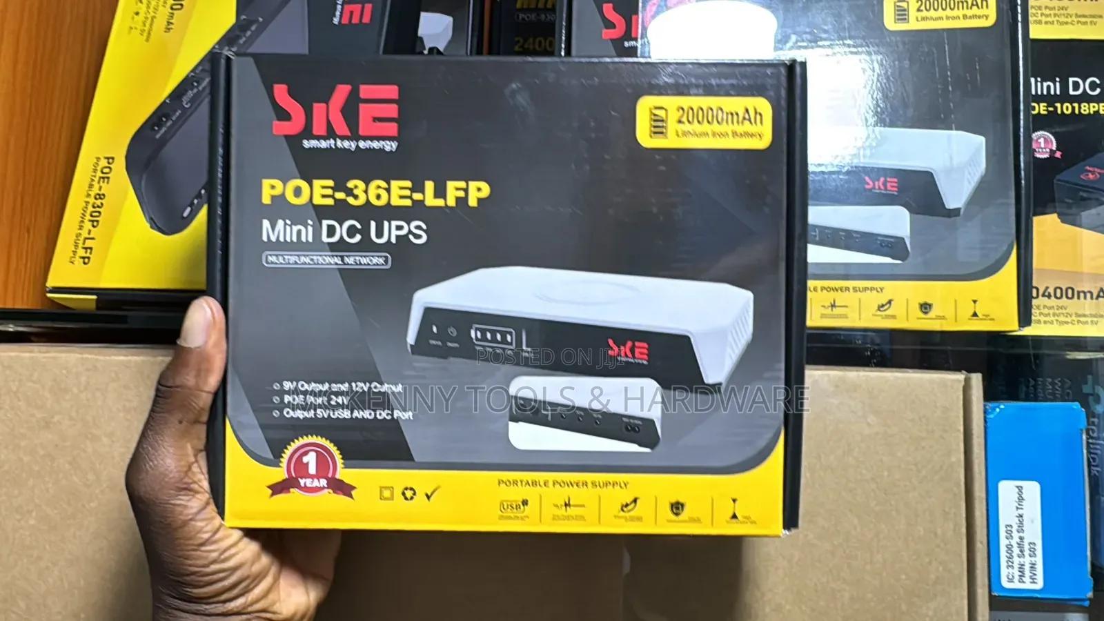 Ske Poe-36e-LFP Mini Dc Ups, 20000mah