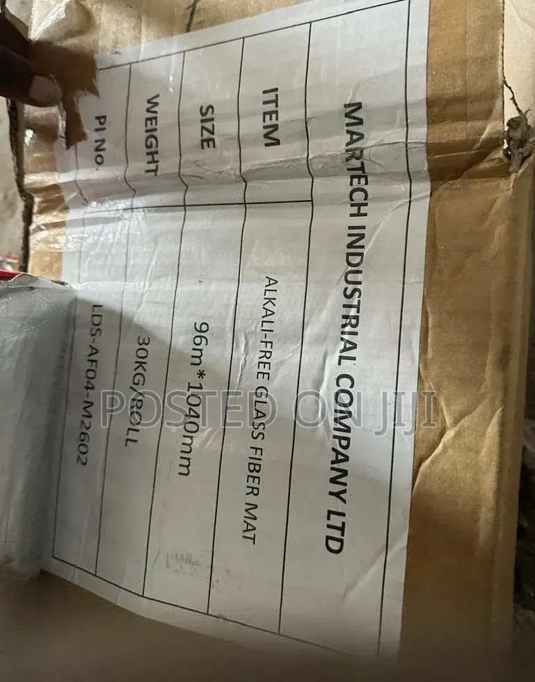 Alkali Free Glass Fibre Mat 96m X 1040mm