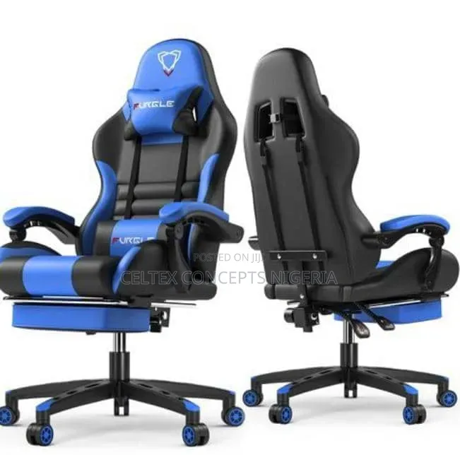 Blue and Black Colour Gaming Chair
