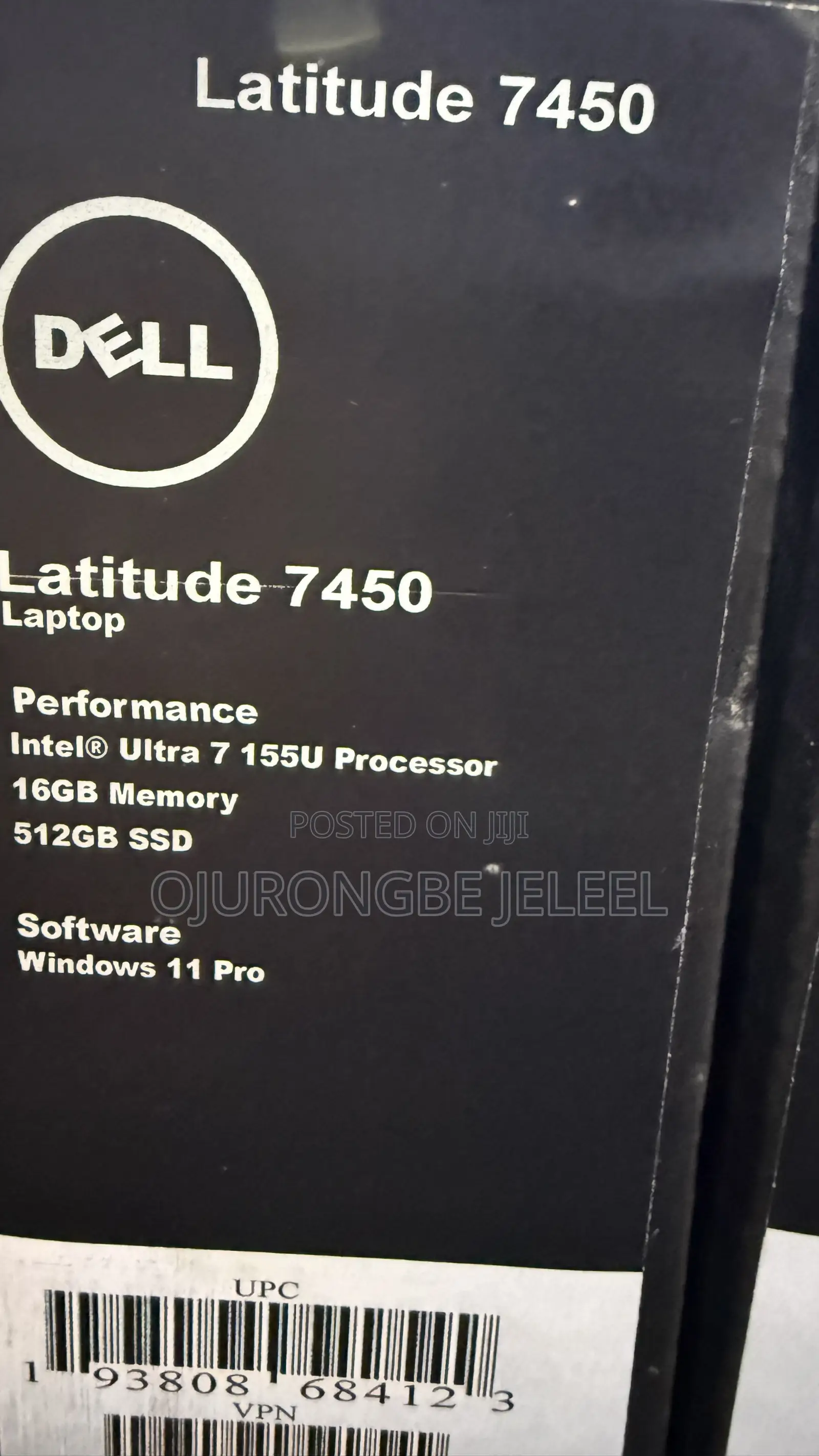 New Laptop Dell Latitude 7450 16GB Intel Core Ultra 7 SSD 512GB