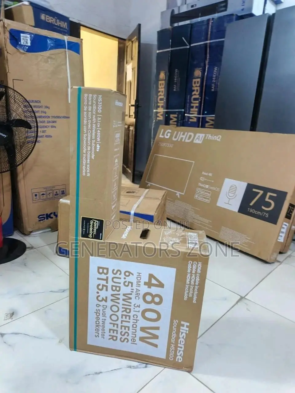 Hisense 6 Speakers With Dual Tweeters and Dedicated Center Speaker