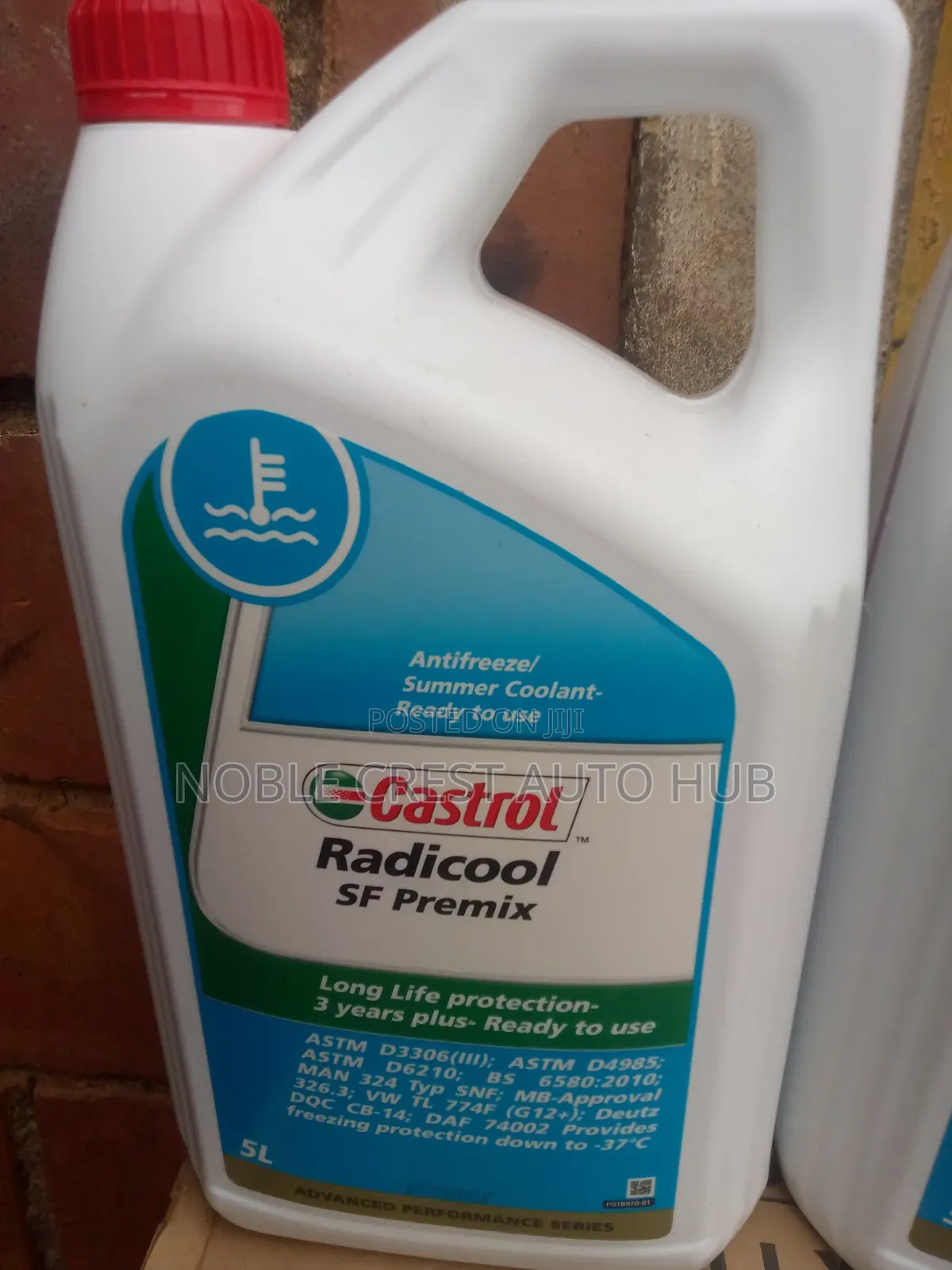 Castrol Radiator Coolant 5L Antifreeze