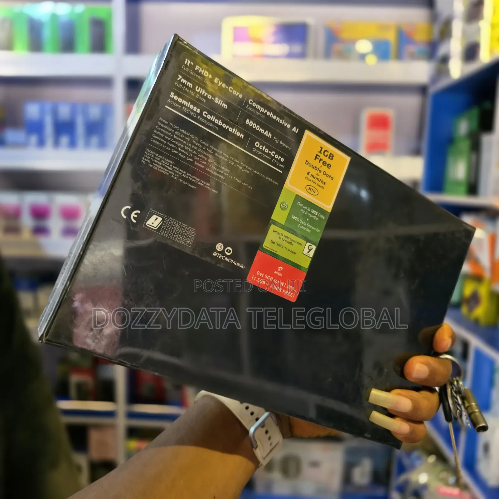 New Tecno Megapad SE 256 GB Black