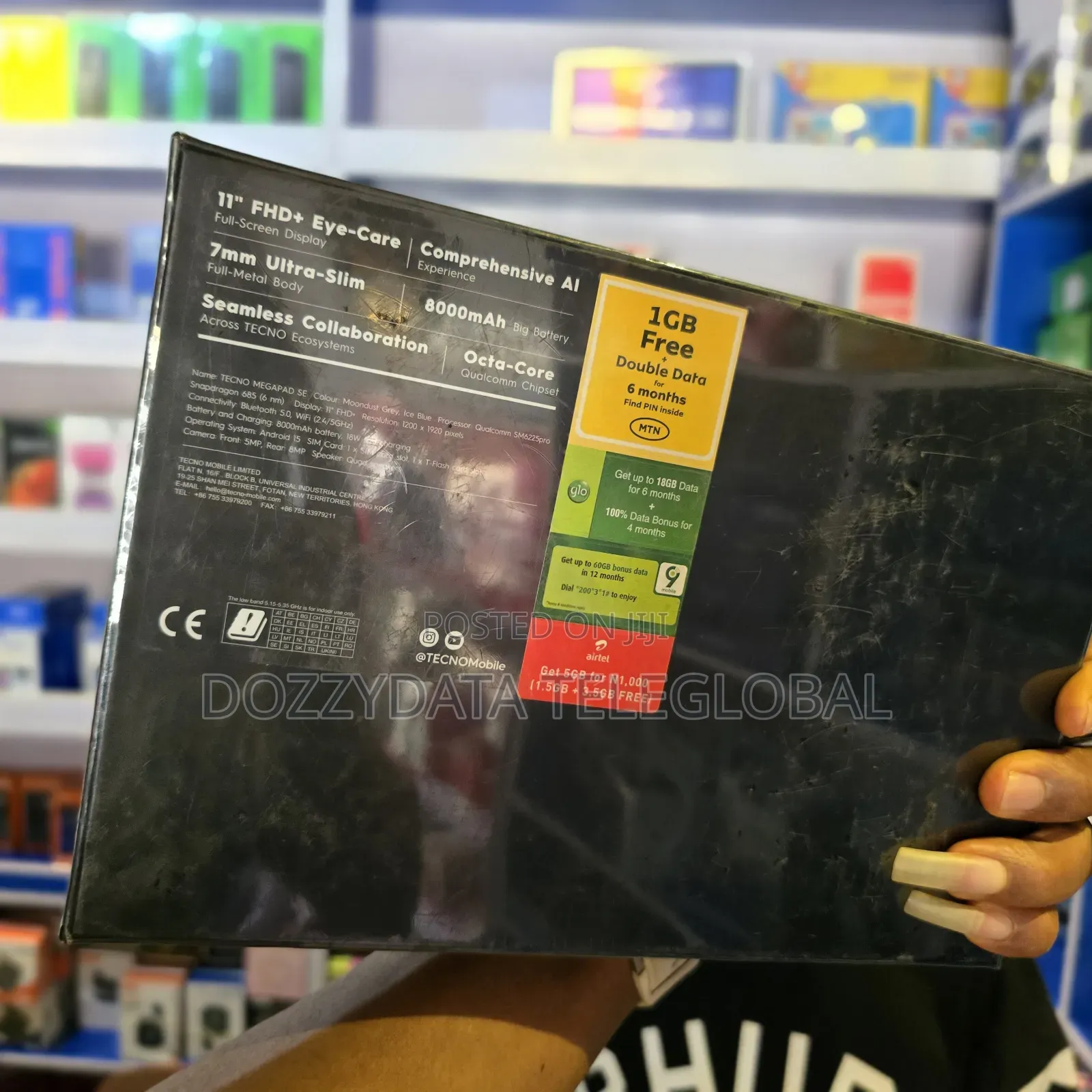 New Tecno Megapad SE 256 GB Black