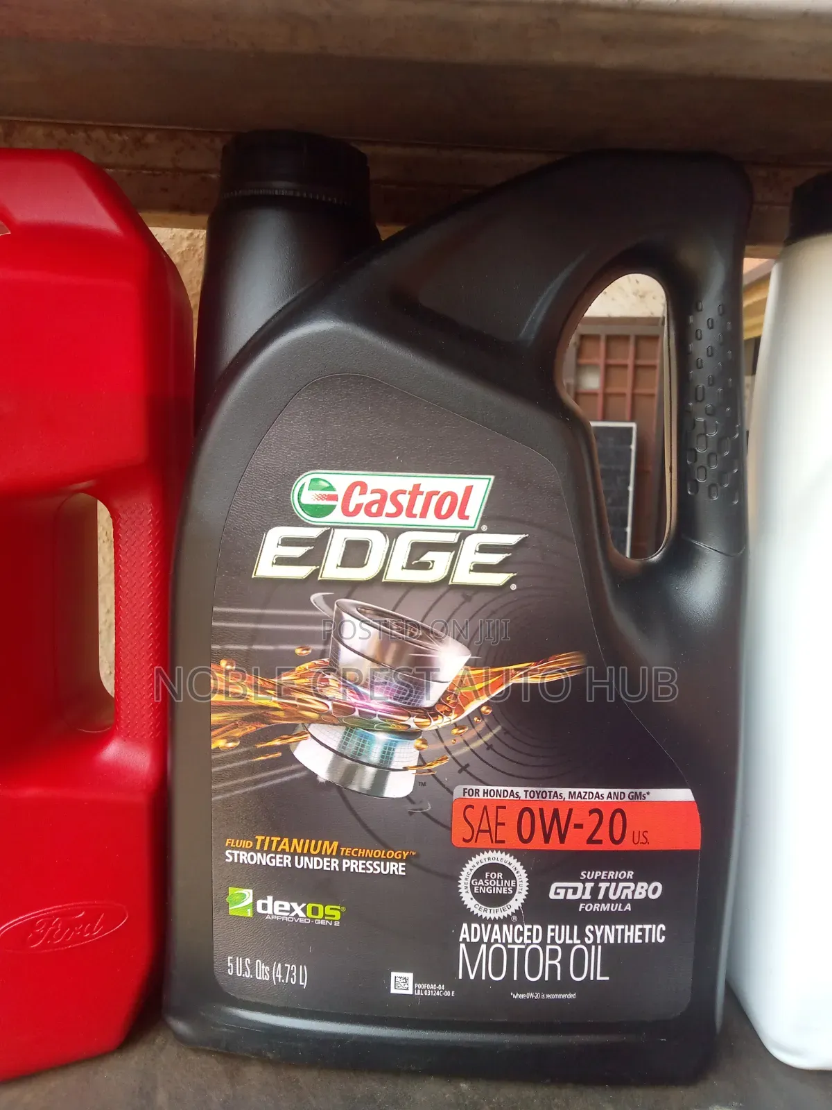 0w-20 Castrol Edge Engine Oil 5L