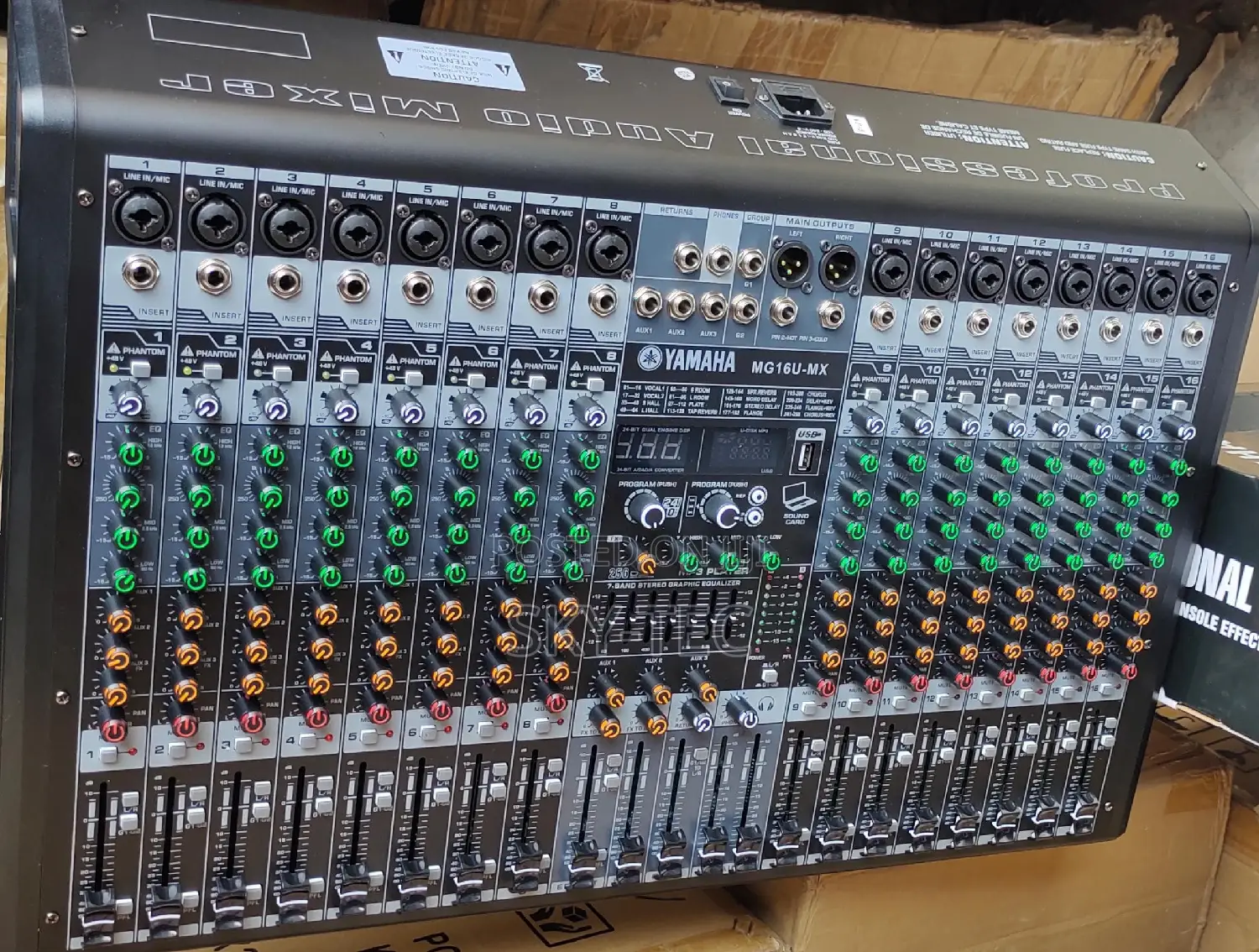 Original Yamaha Mixermg16u-Mx 16channels 2group 3auxiliary Bluetooth.