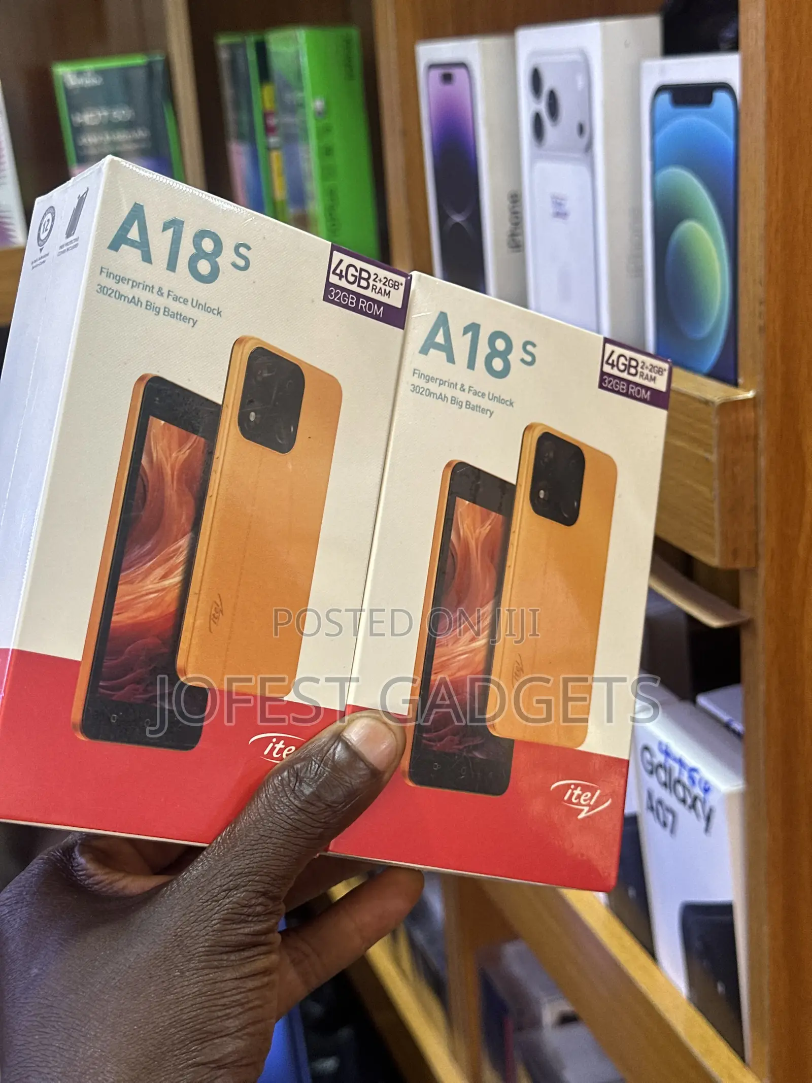 New Itel A18s 32 GB Black