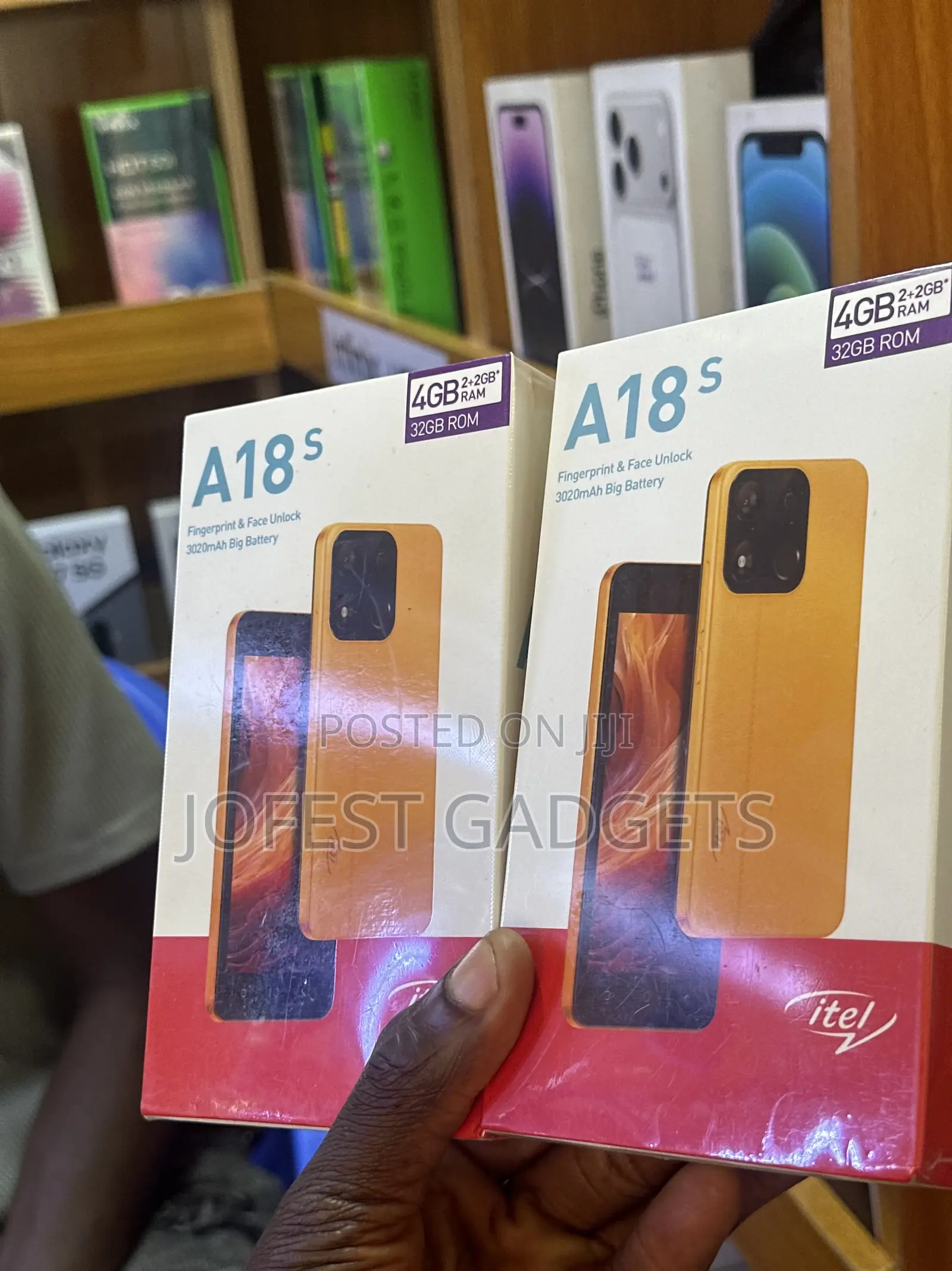 New Itel A18s 32 GB Black