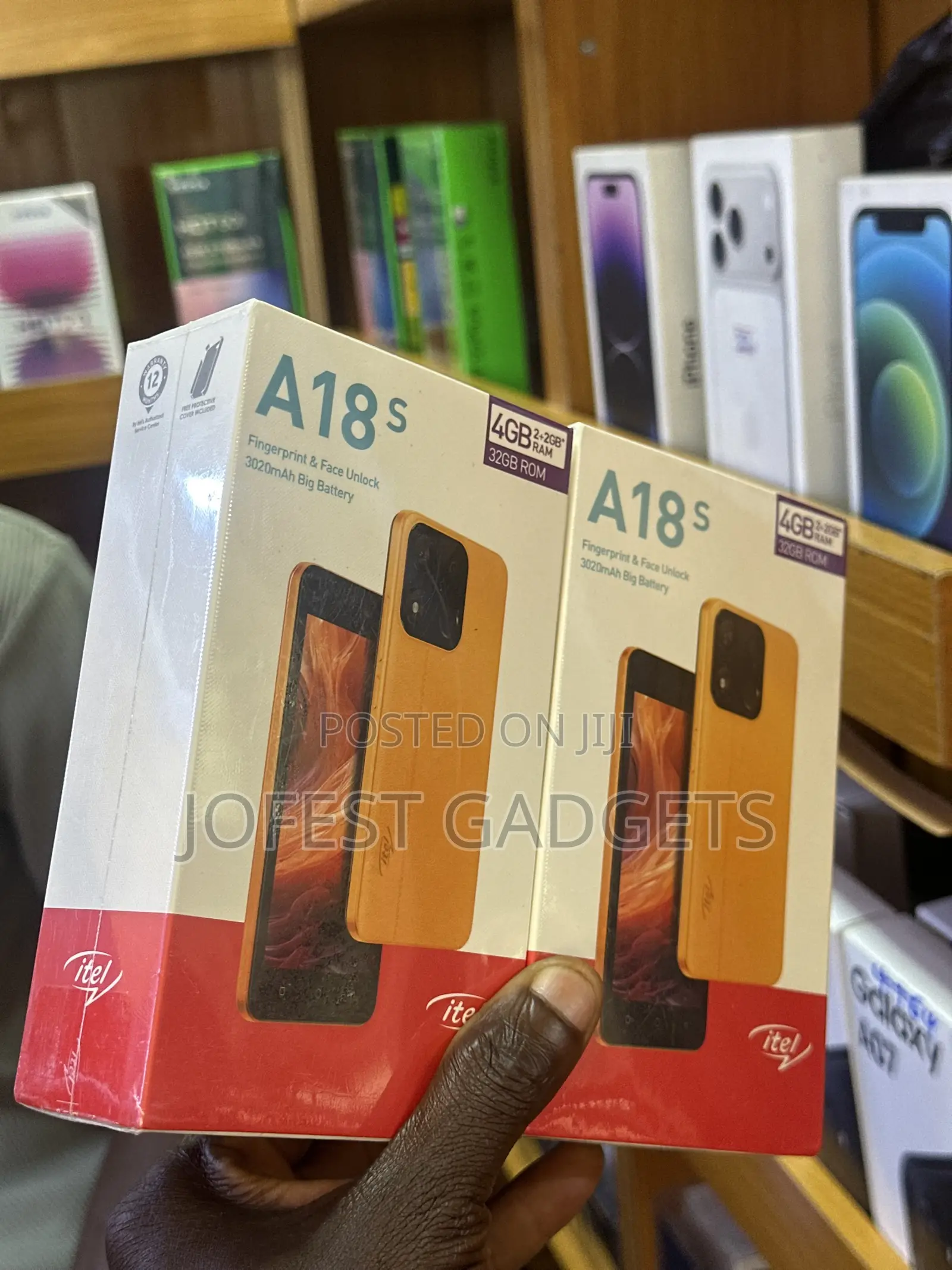 New Itel A18s 32 GB Black