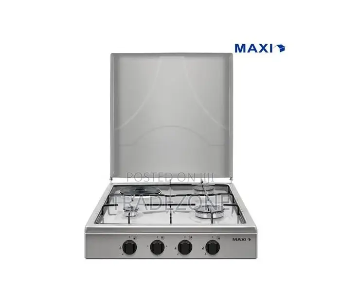 Maxi 4 Burner (3 Gas + 1 Electric) Ignition Table Top Cooker | MAXI 41